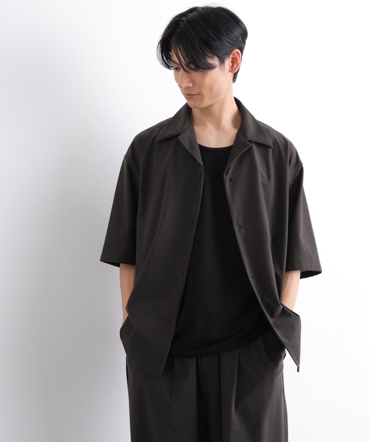 AIR TOOL オープンカラーシャツ