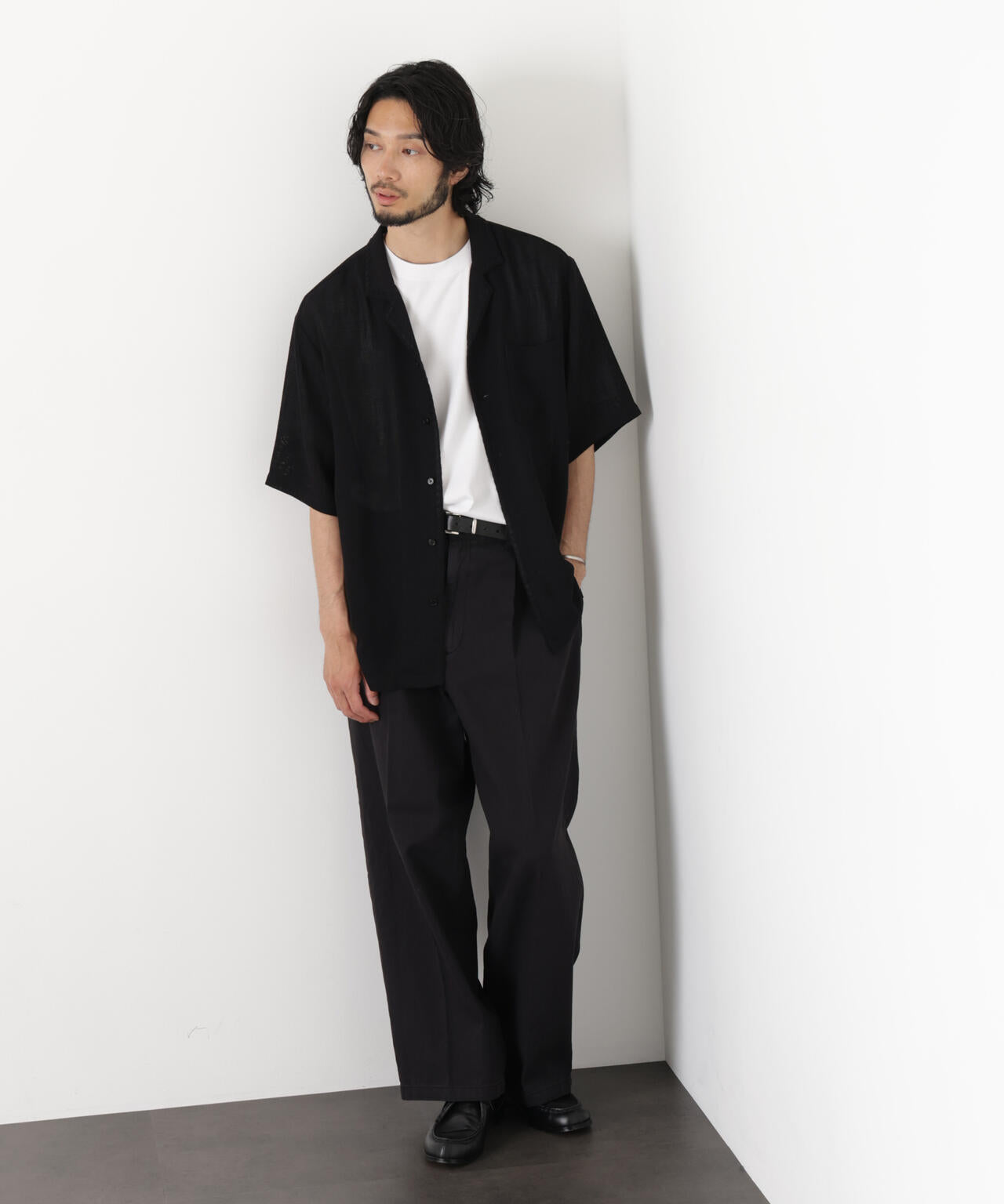 CLAM EMBROIDARY カラミシャツ
