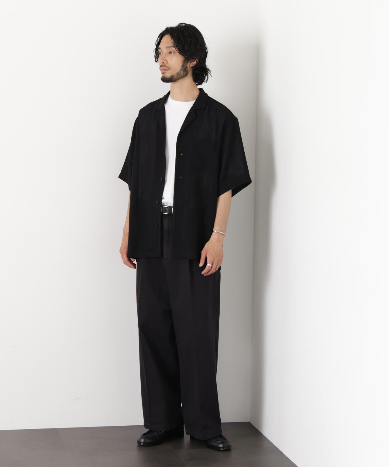 CLAM EMBROIDARY カラミシャツ