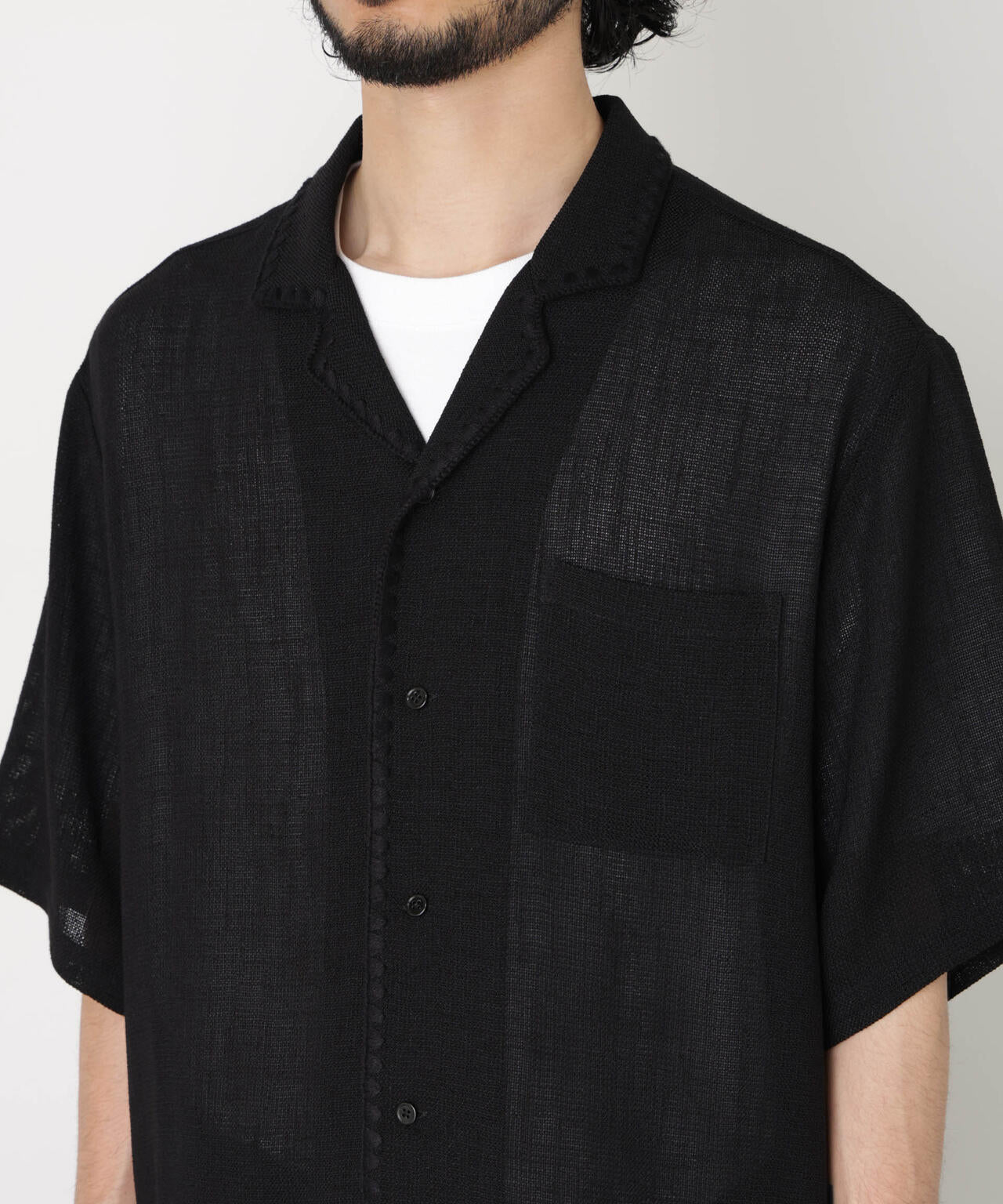 CLAM EMBROIDARY カラミシャツ