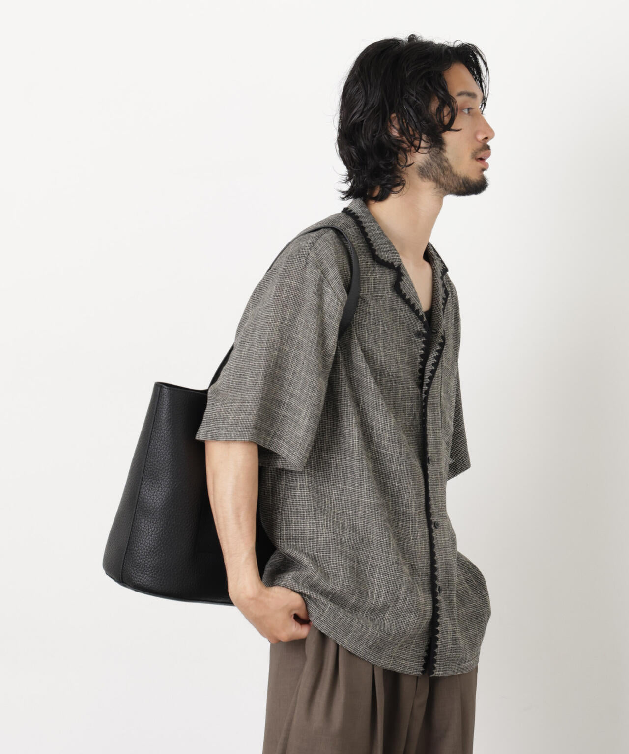 181cm B:75 W:73 H:90 着用サイズ:L