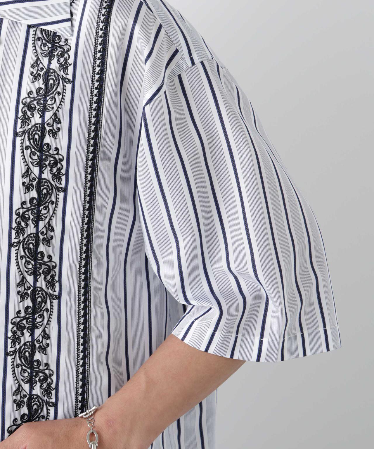 「OtoNANO」×masoret 刺繍シャツ