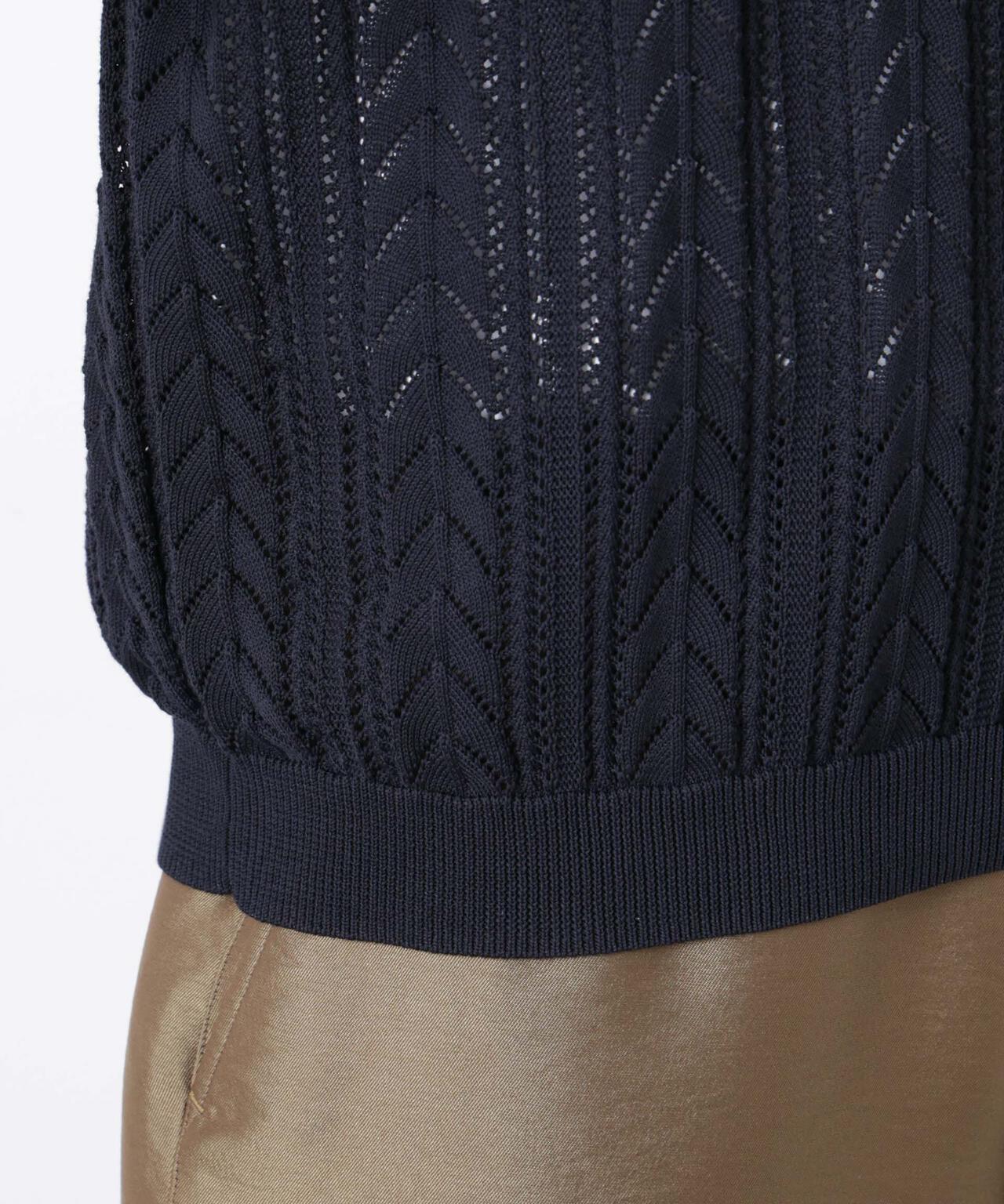 「ASSEMBLANC」コードヤーンシアーケーブルニット