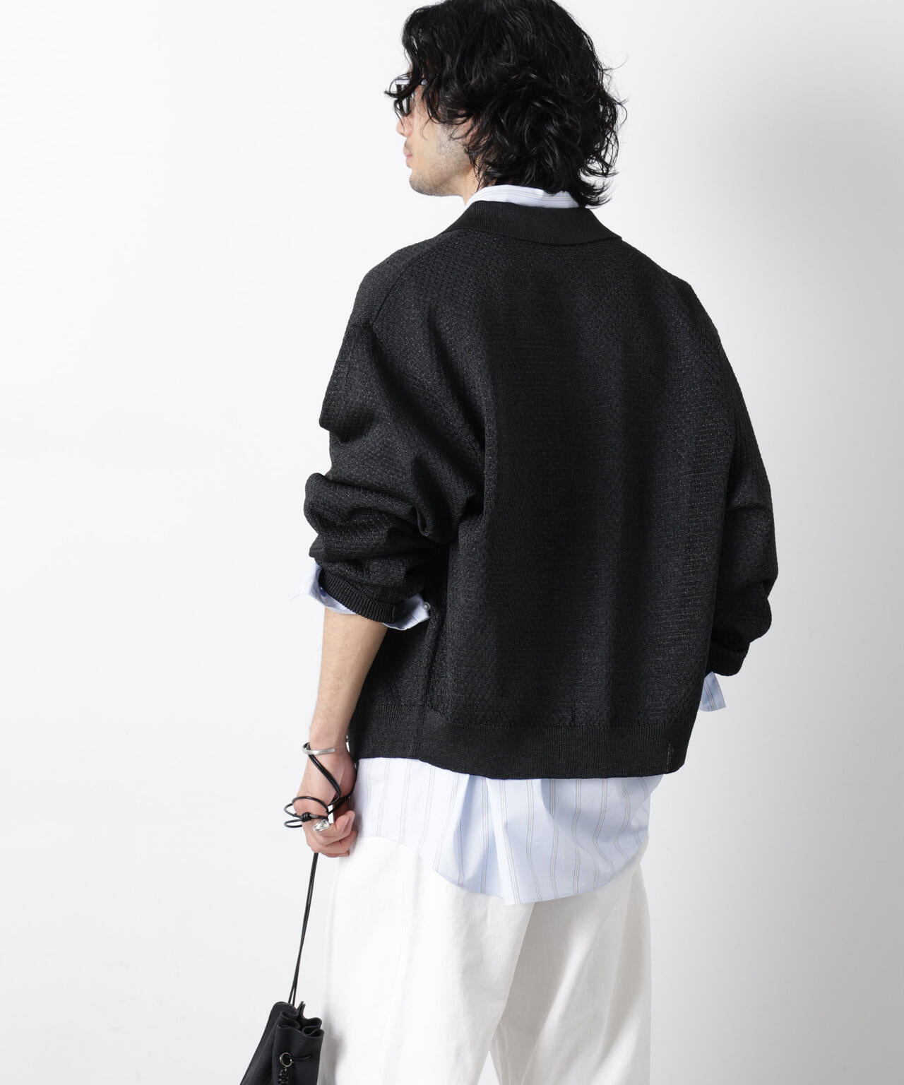 ギマポロカラーニットジャケット