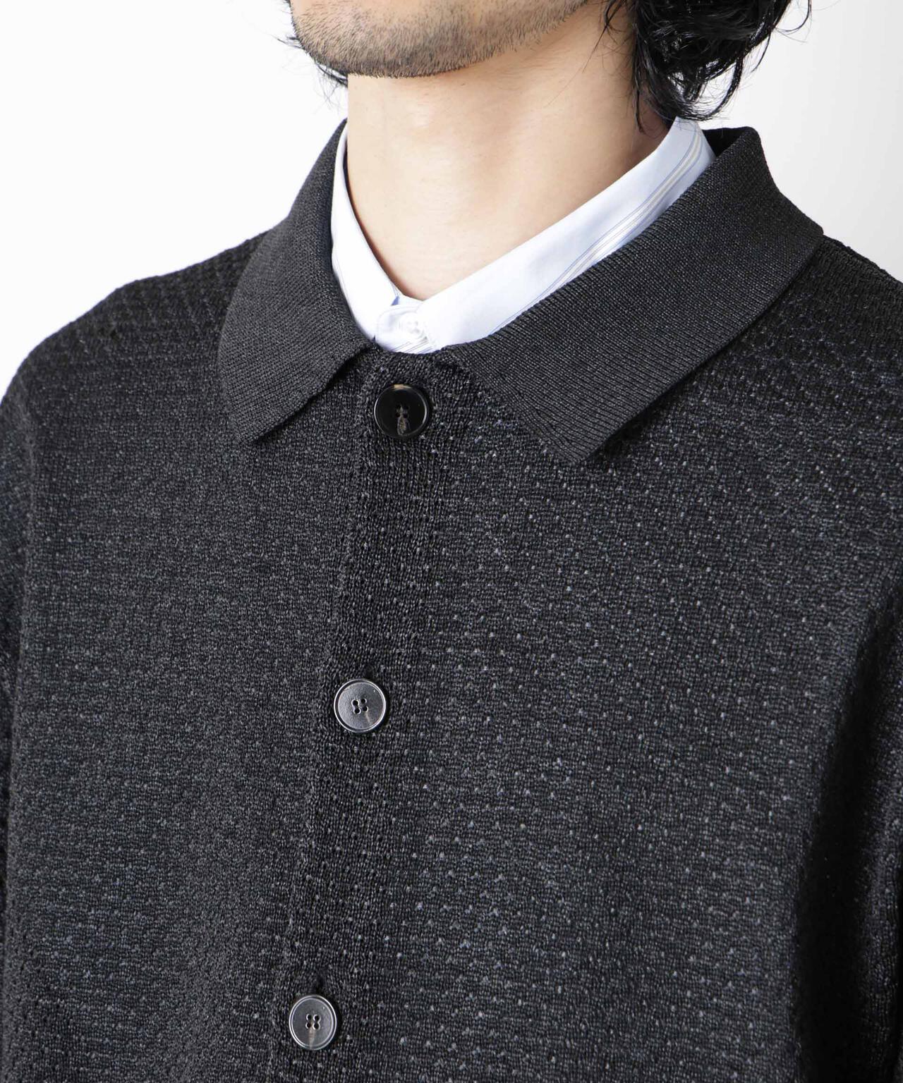 ギマポロカラーニットジャケット