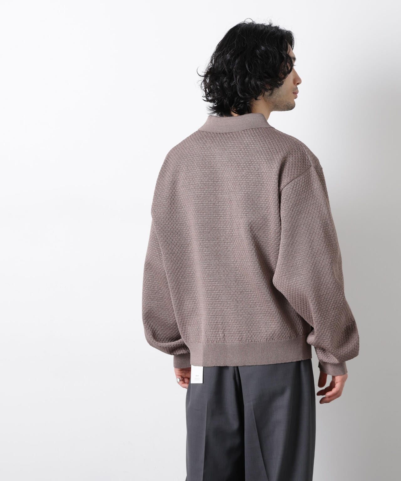 ギマポロカラーニットジャケット