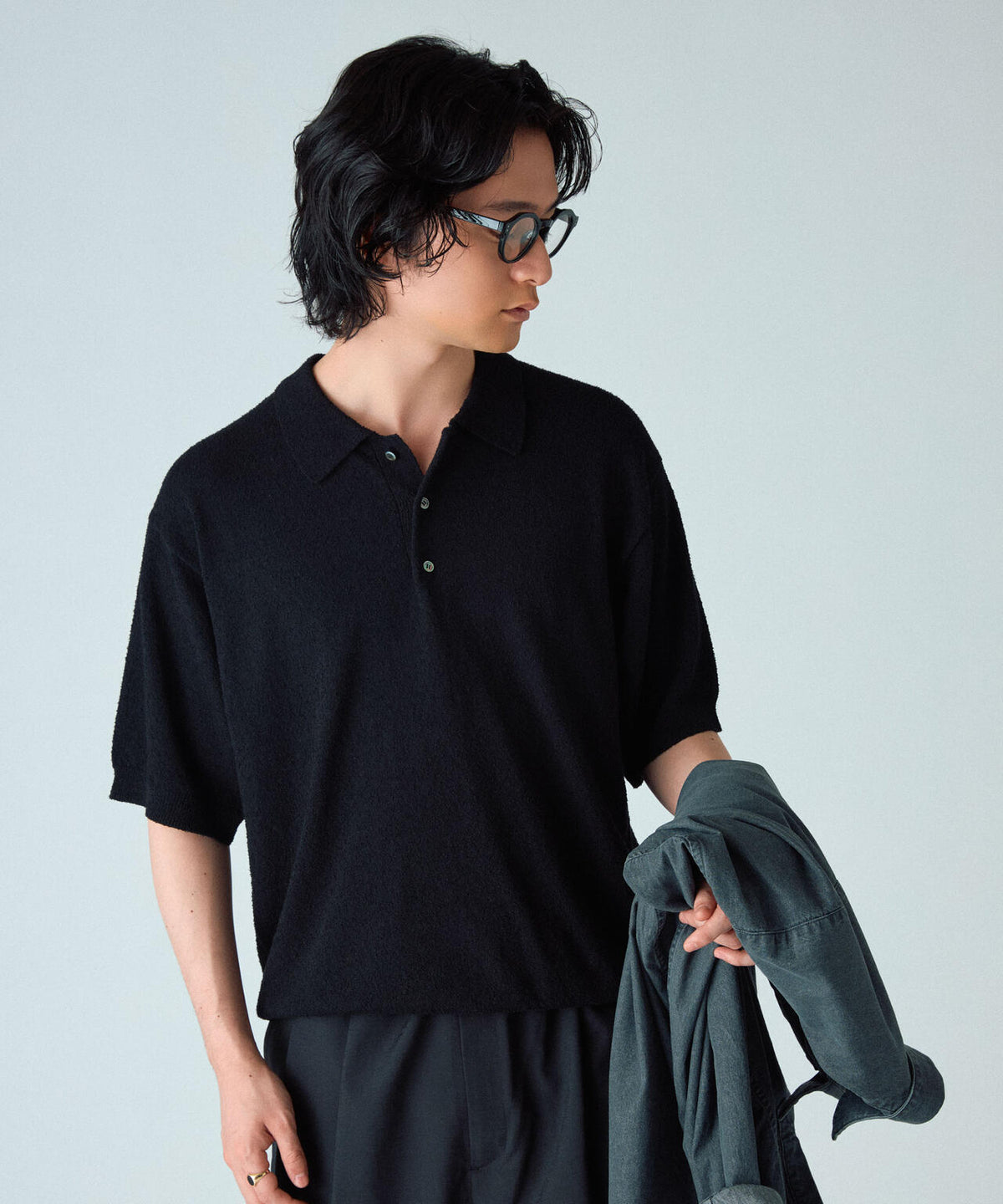 181cm B:75 W:73 H:90 着用サイズ:L