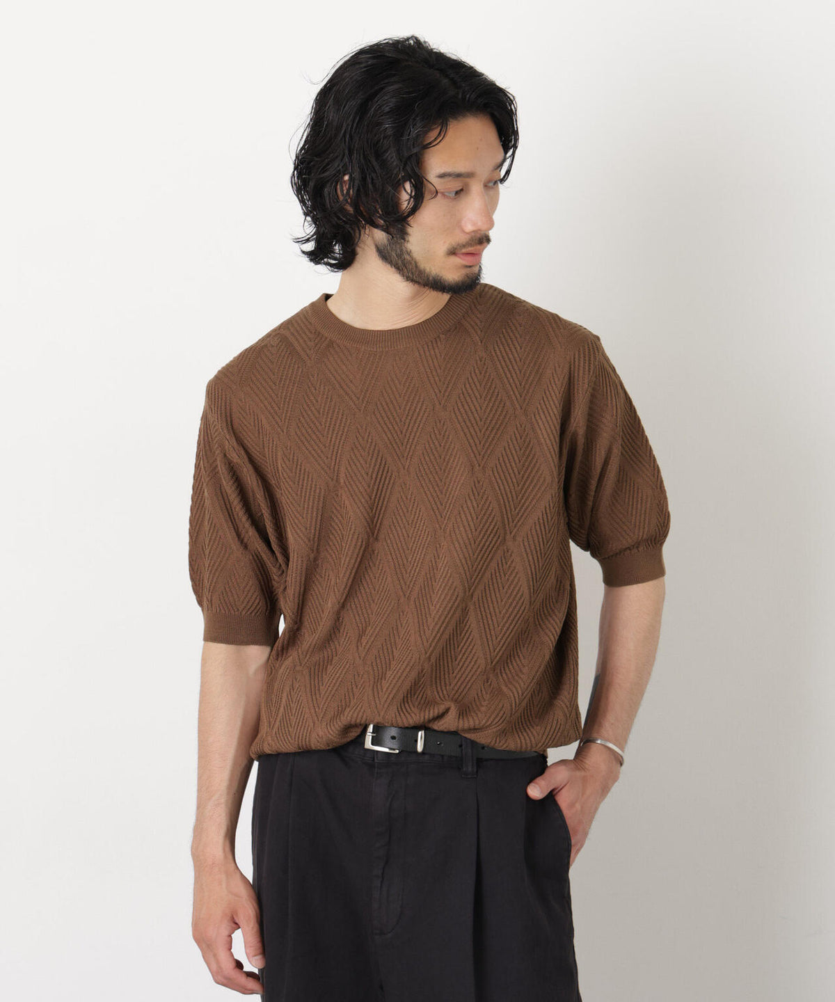 181cm B:75 W:73 H:90 着用サイズ:L