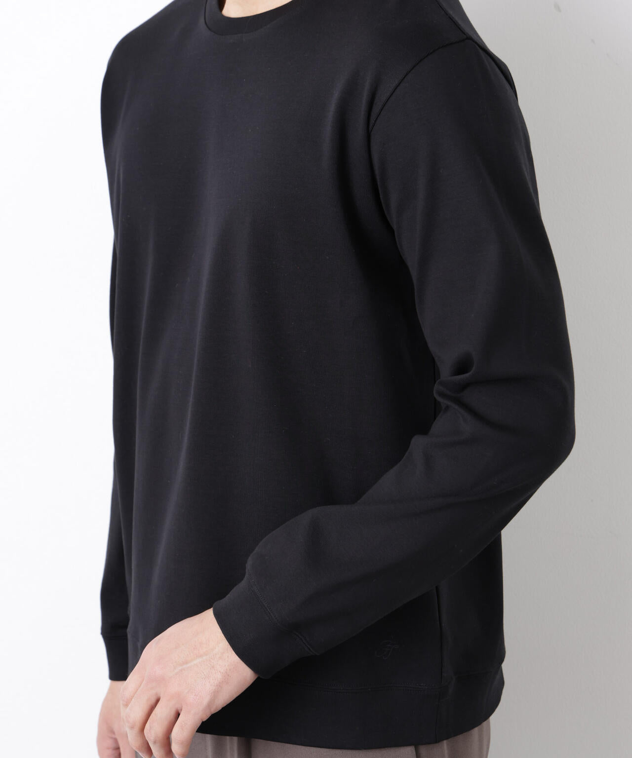「FORMAL JERSEY」クルーネックカットソー長袖