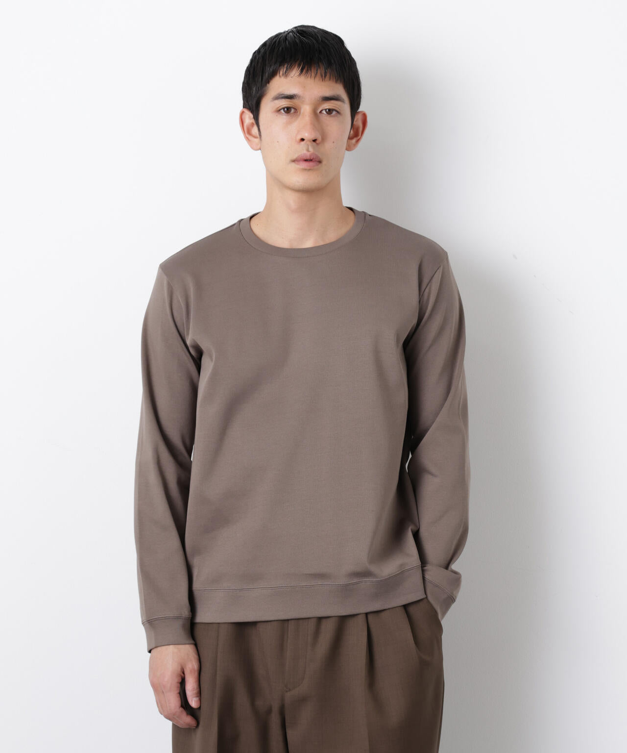 「FORMAL JERSEY」クルーネックカットソー長袖