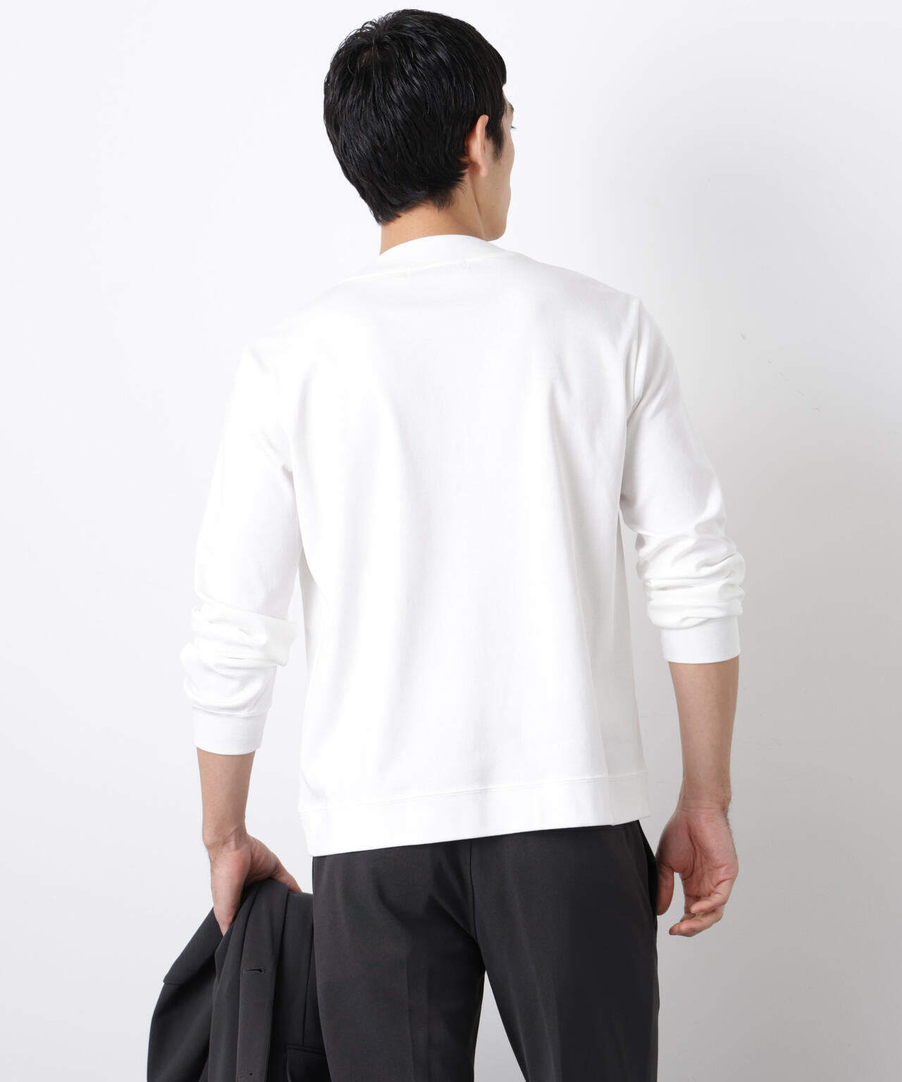 「FORMAL JERSEY」モックネックカットソー長袖