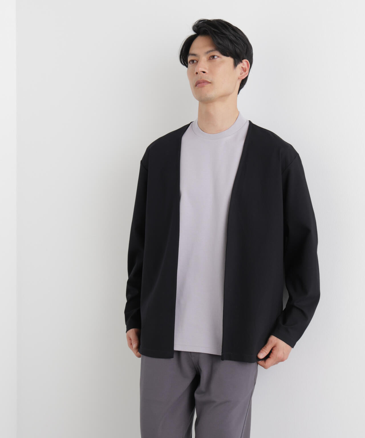 「Meaningful Continuity」coveross(R) レーヨンジャージートッパーカーディガン