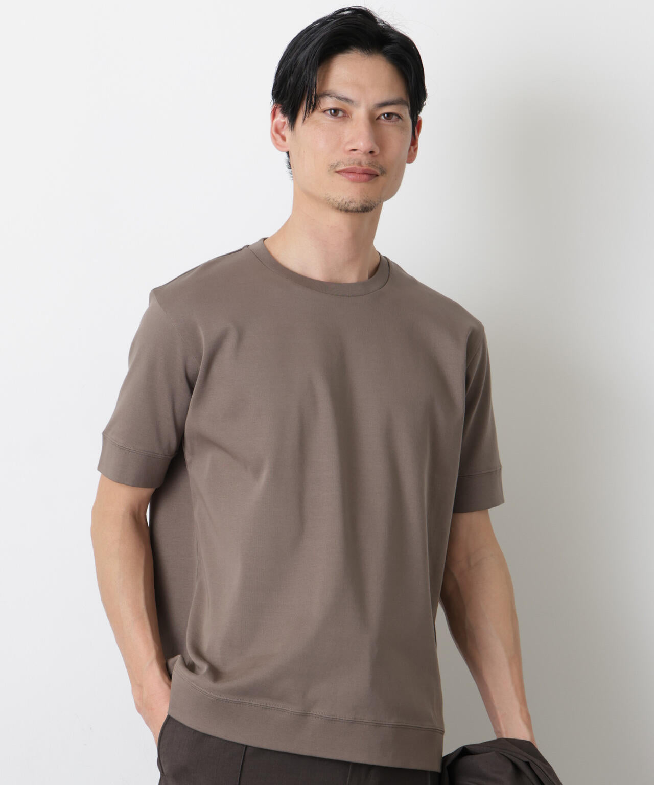 「FORMAL JERSEY」クルーネックカットソー半袖
