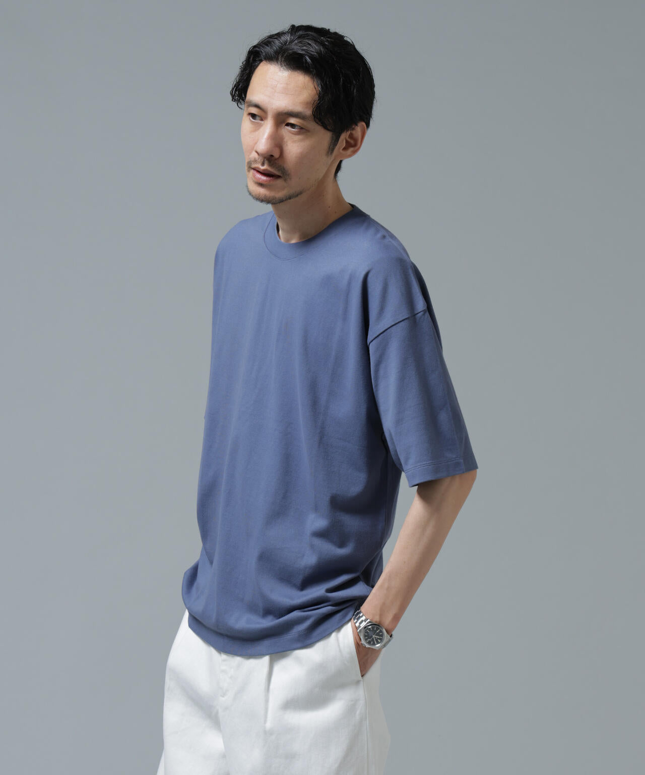 Anti Soaked(R) 汗染み防止 ミドルウェイト 7.1oz ビッグシルエットTシャツ