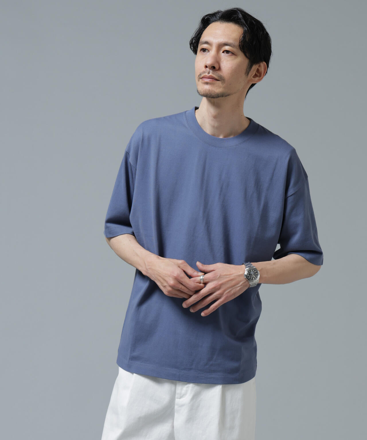 Anti Soaked(R) 汗染み防止 ミドルウェイト 7.1oz ビッグシルエットTシャツ