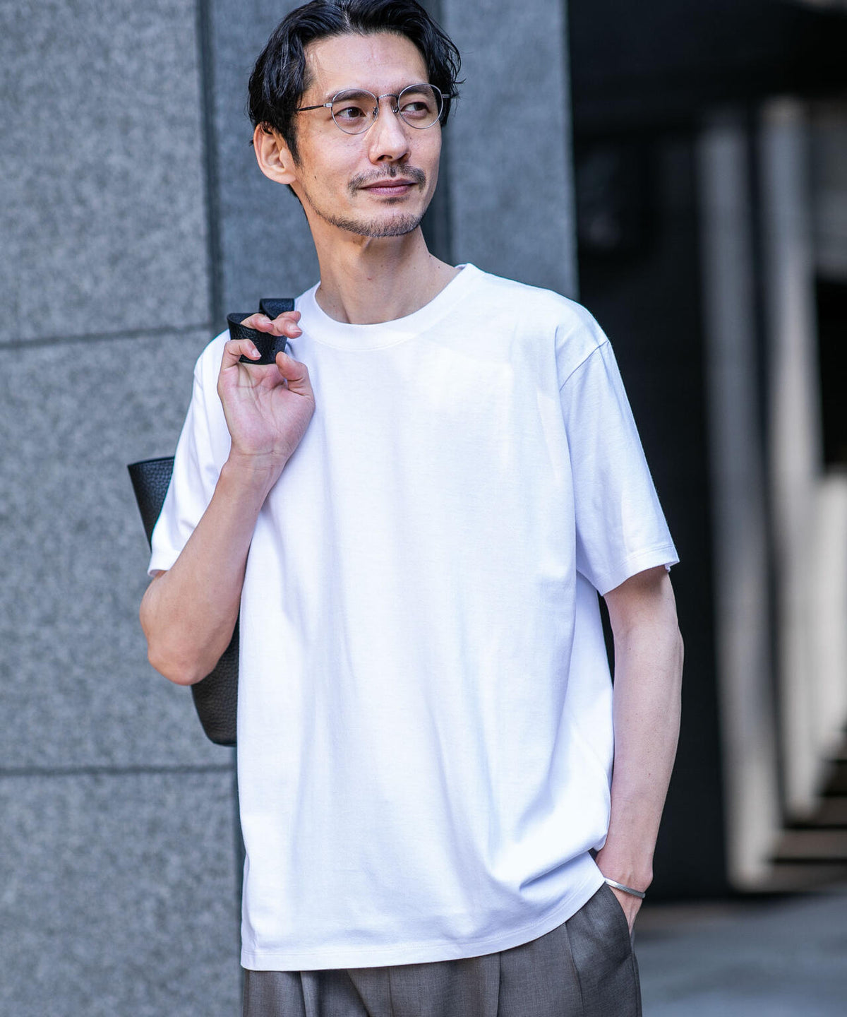 Anti Soaked(R) 汗染み防止 ライトウェイト 5.6oz ミドルシルエットTシャツ