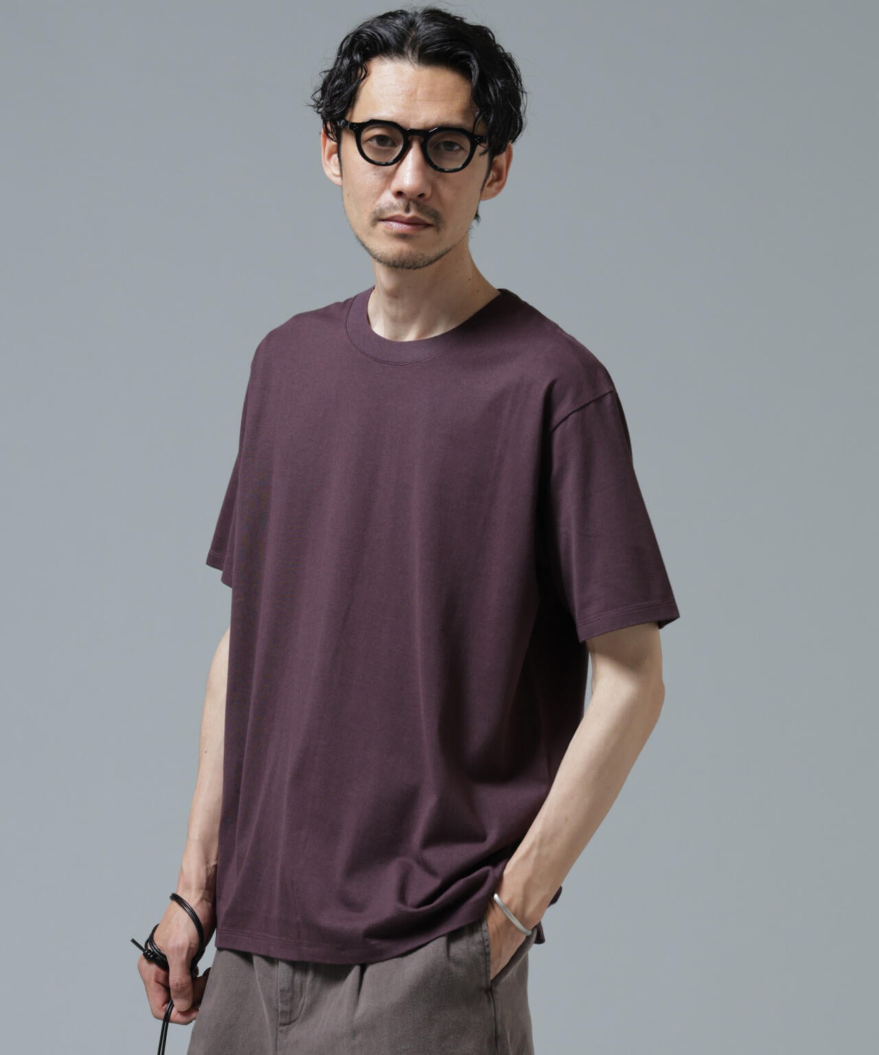 Anti Soaked(R) 汗染み防止 ライトウェイト 5.6oz ミドルシルエットTシャツ