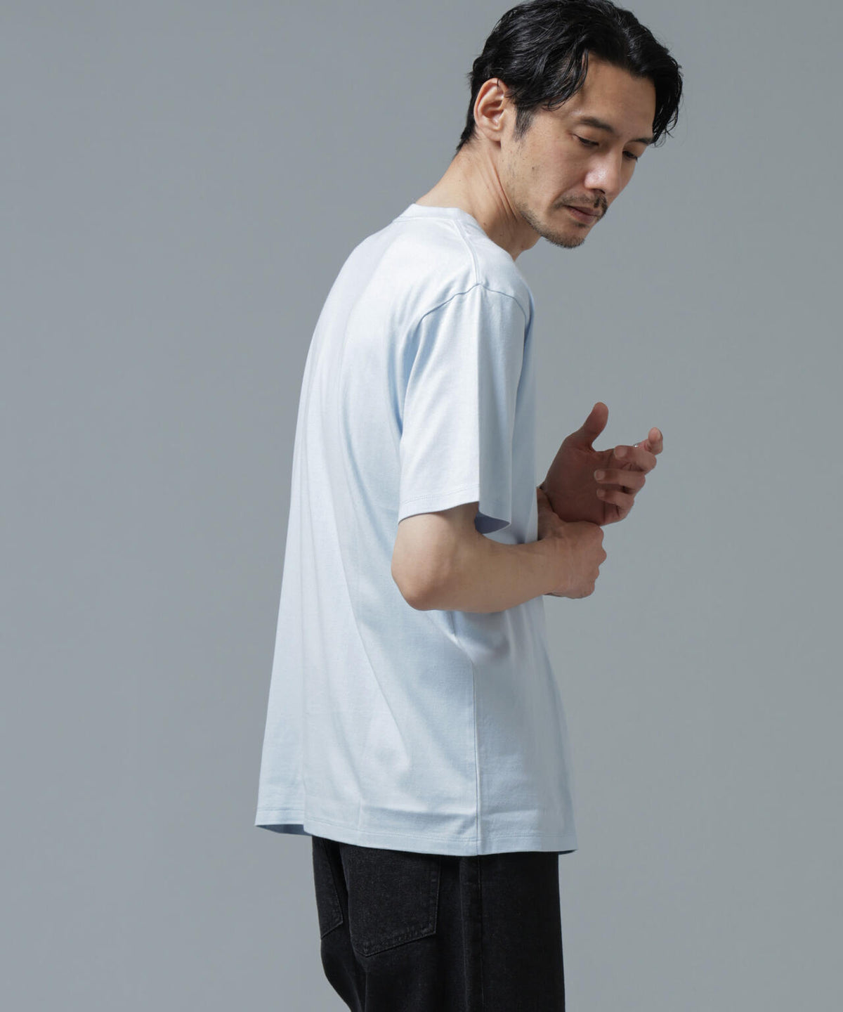 Anti Soaked(R) 汗染み防止 ライトウェイト 5.6oz ミドルシルエットTシャツ