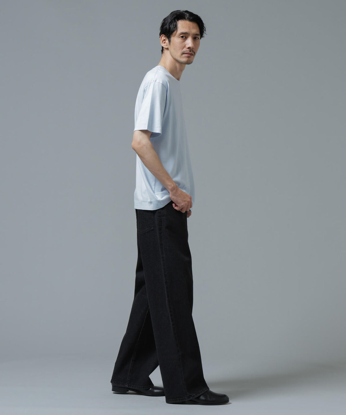 Anti Soaked(R) 汗染み防止 ライトウェイト 5.6oz ミドルシルエットTシャツ