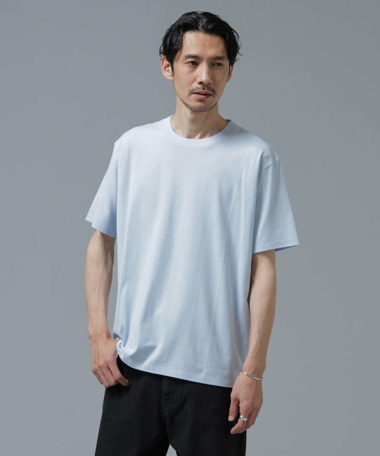 Anti Soaked(R) 汗染み防止 ライトウェイト 5.6oz ミドルシルエットTシャツ