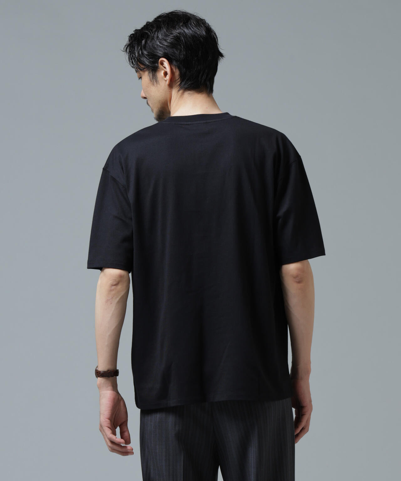 「Brooks Brothers別注」Anti Soaked(R) 汗染み防止 クルーネック ビッグシルエットTシャツ