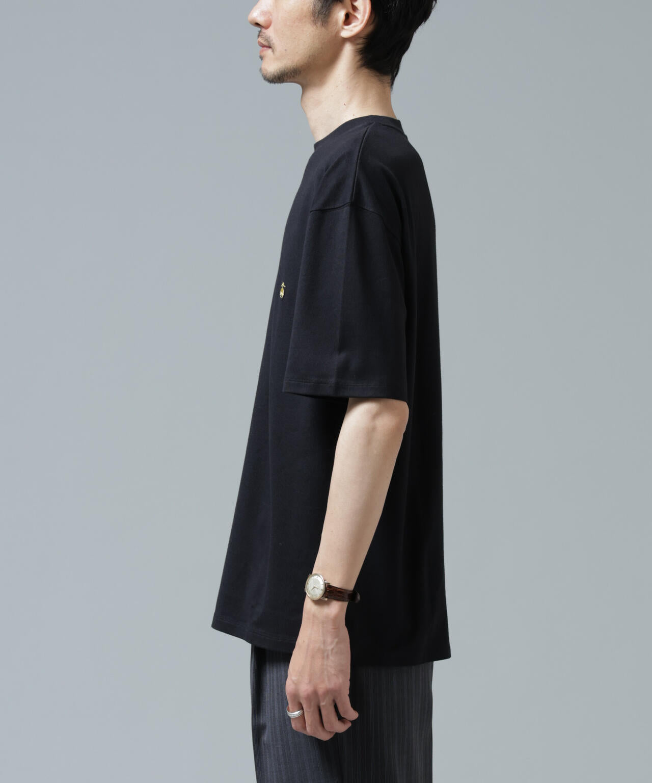 「Brooks Brothers別注」Anti Soaked(R) 汗染み防止 クルーネック ビッグシルエットTシャツ
