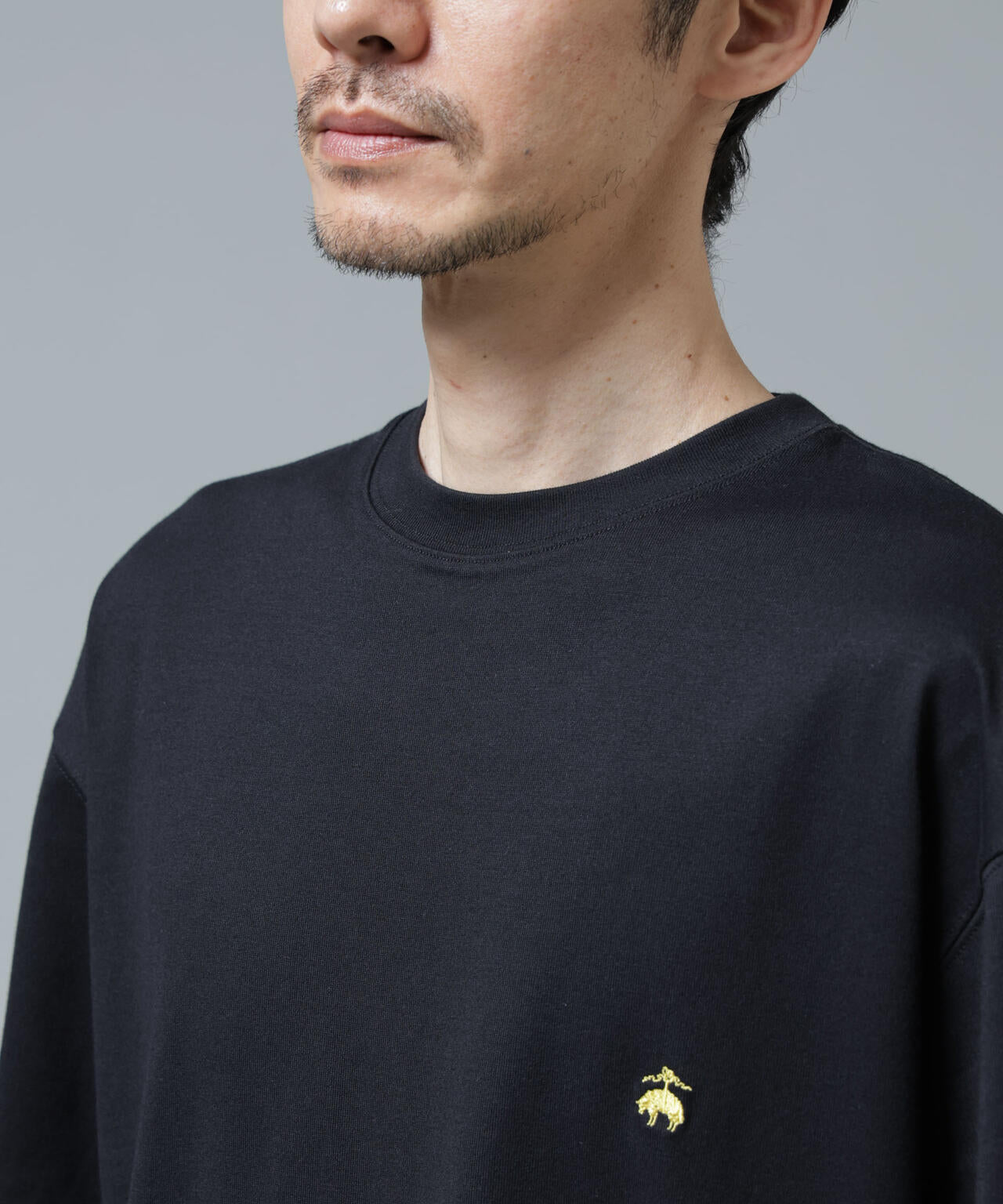 「Brooks Brothers別注」Anti Soaked(R) 汗染み防止 クルーネック ビッグシルエットTシャツ