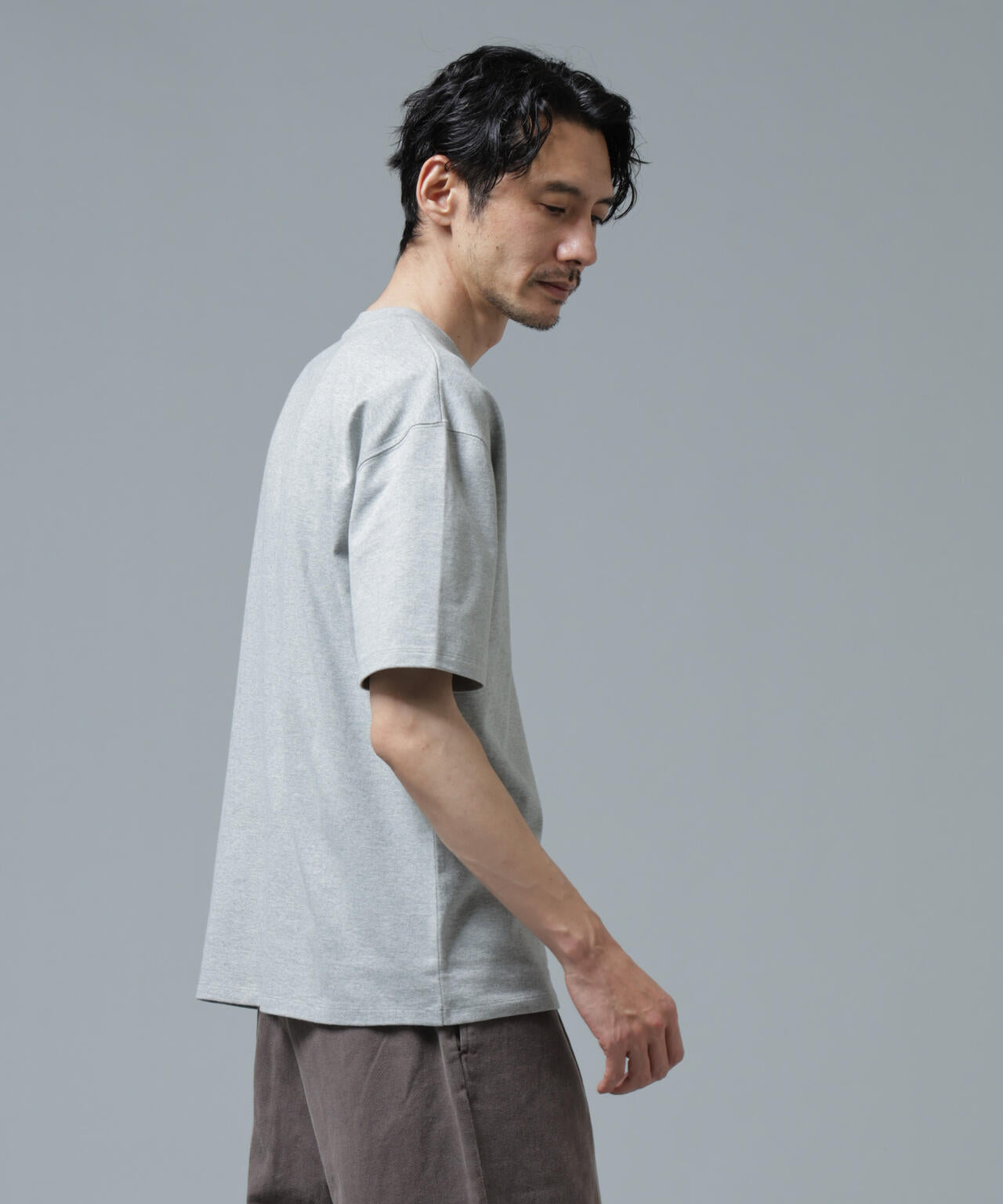 「Brooks Brothers別注」Anti Soaked(R) 汗染み防止 クルーネック ビッグシルエットTシャツ