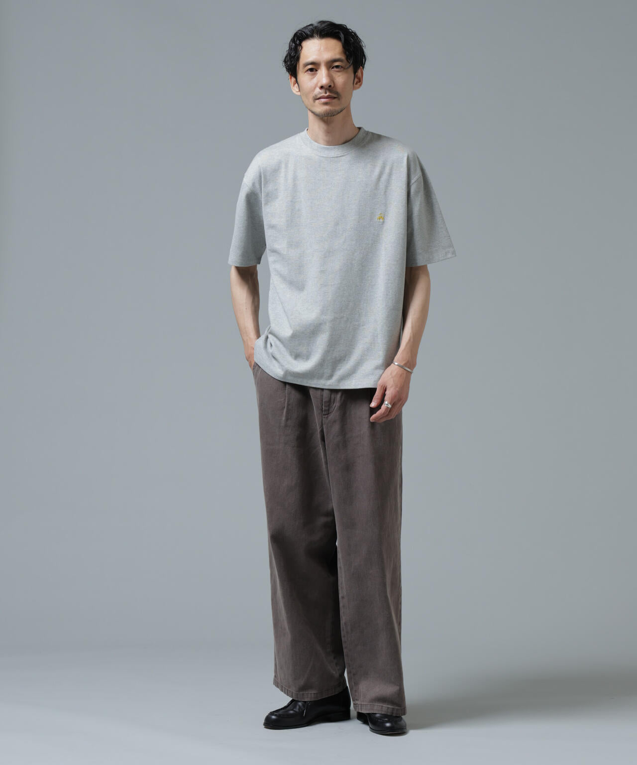 「Brooks Brothers別注」Anti Soaked(R) 汗染み防止 クルーネック ビッグシルエットTシャツ