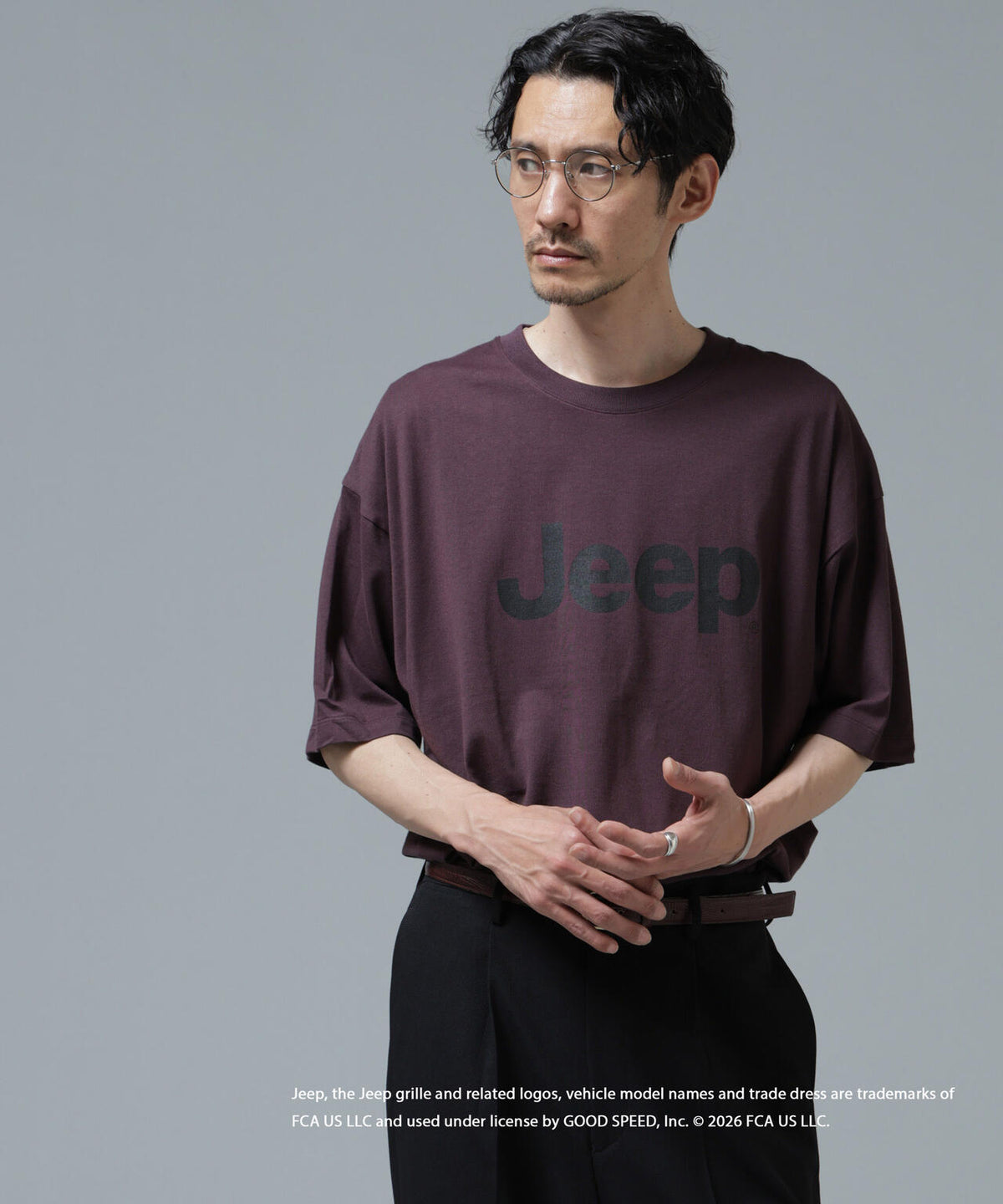 GOOD ROCK SPEED×Anti Soaked(R) 汗染み防止 ジープ Tシャツ