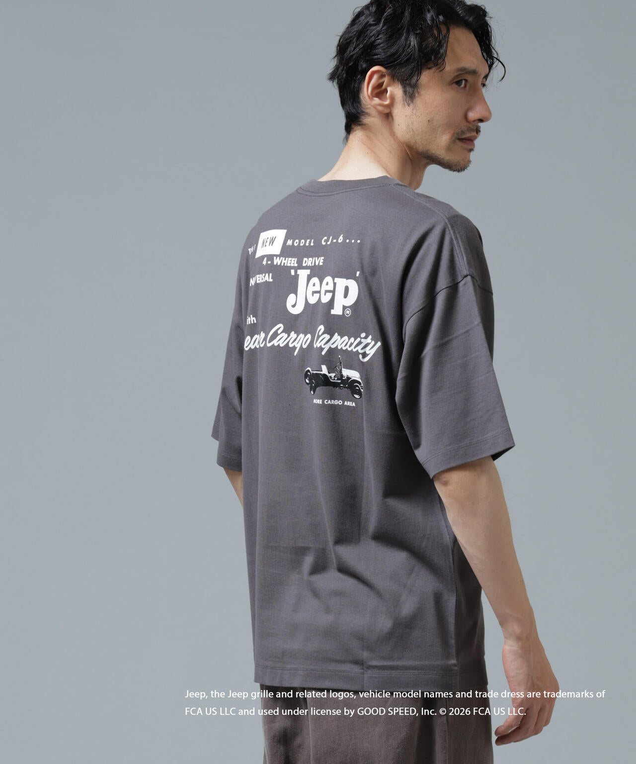 GOOD ROCK SPEED×Anti Soaked(R) 汗染み防止 ジープ Tシャツ