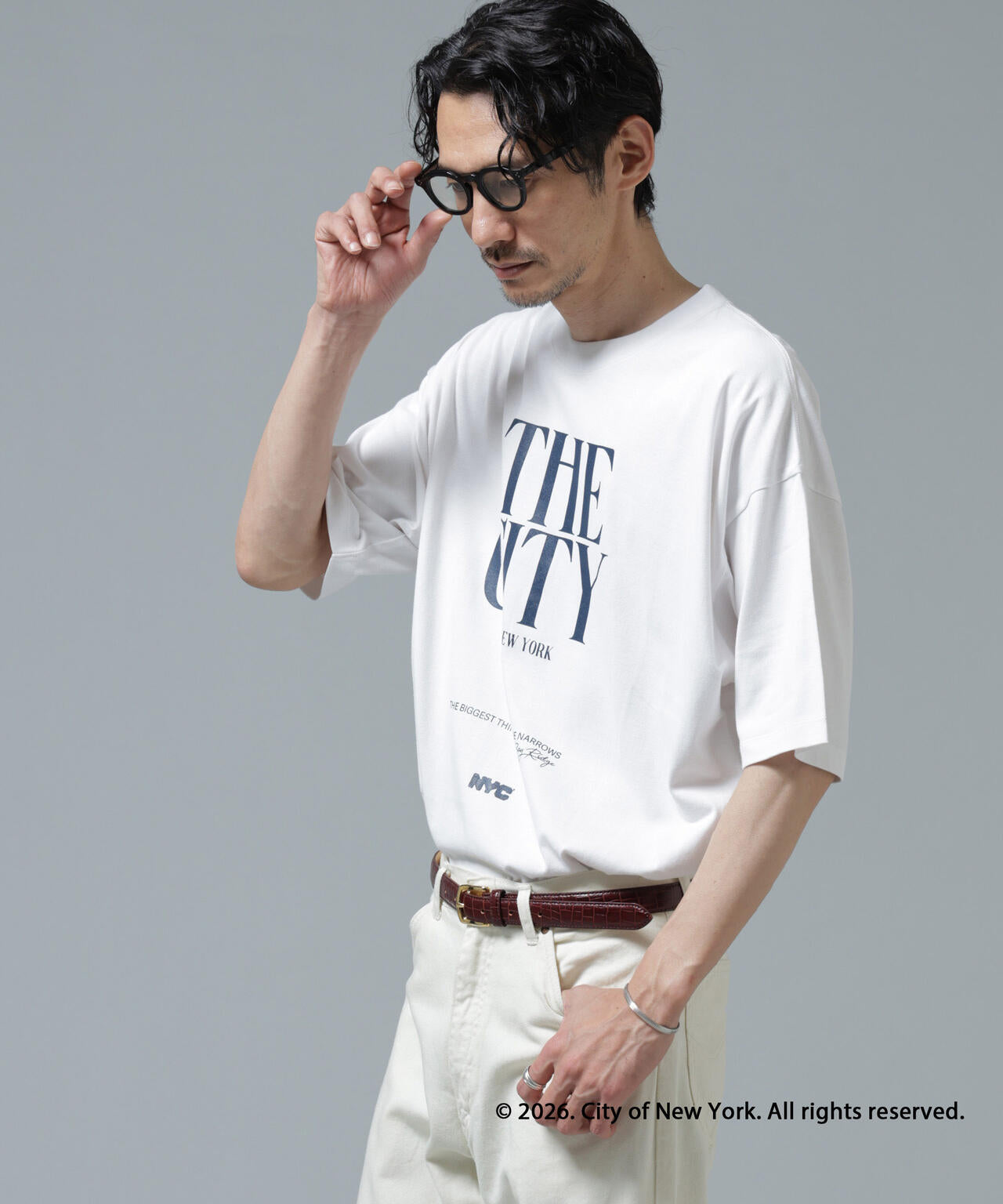 GOOD ROCK SPEED×Anti Soaked(R) 汗染み防止 NYC Tシャツ