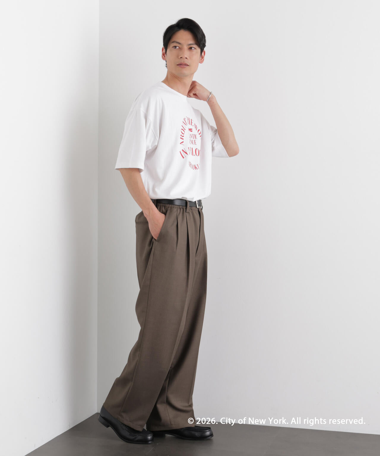 GOOD ROCK SPEED×Anti Soaked(R) 汗染み防止 NYC Tシャツ