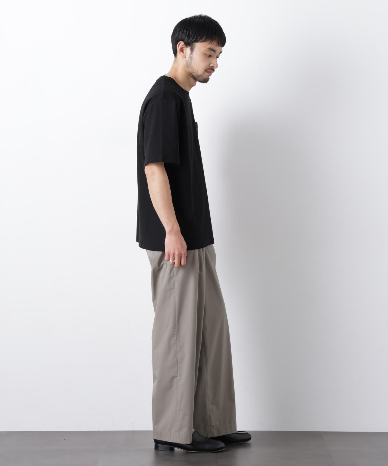 「Meaningful Continuity」coveross(R) ツイル調 冷感プレーティング天竺 ポケットTシャツ