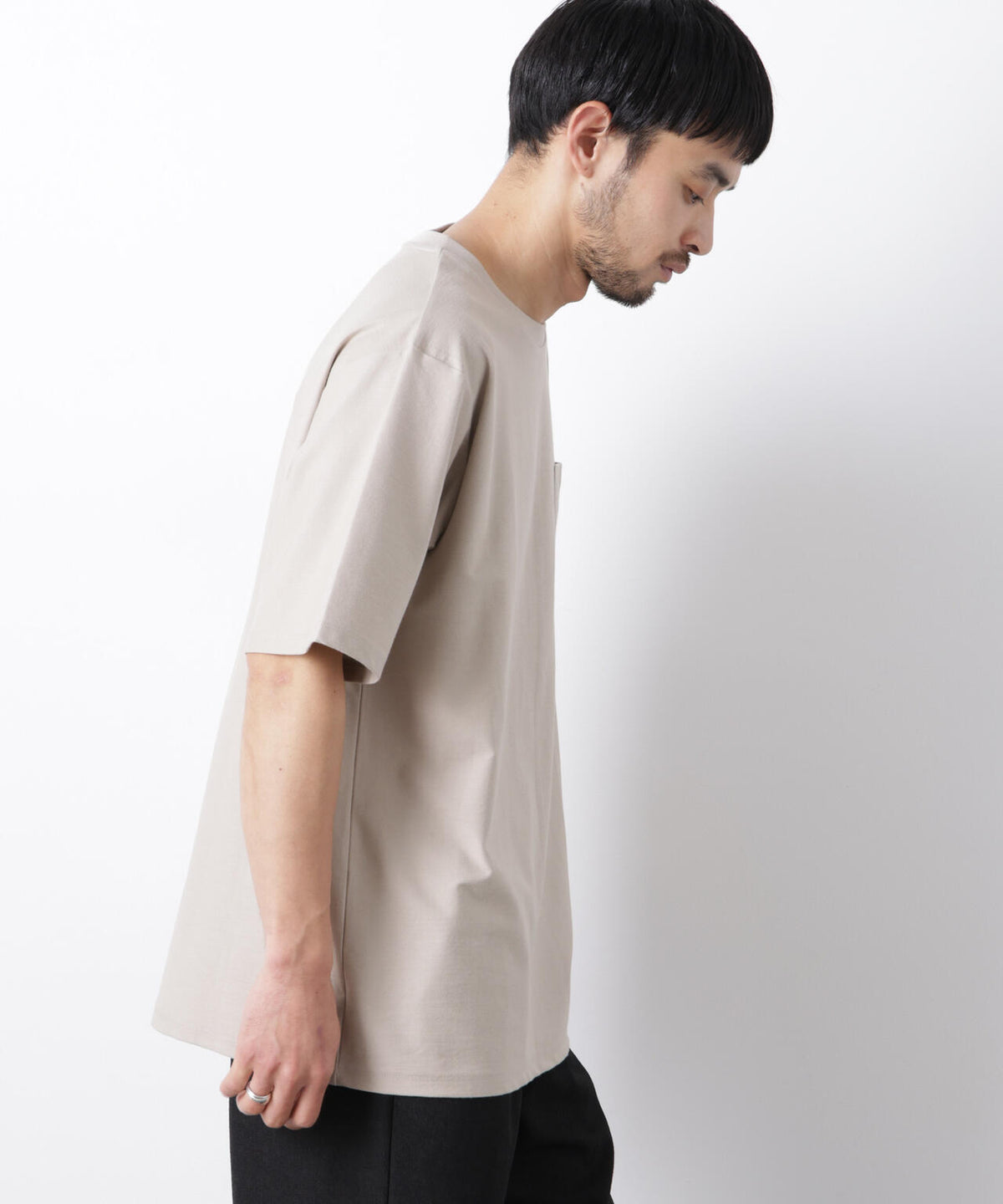 「Meaningful Continuity」coveross(R) ツイル調 冷感プレーティング天竺 ポケットTシャツ