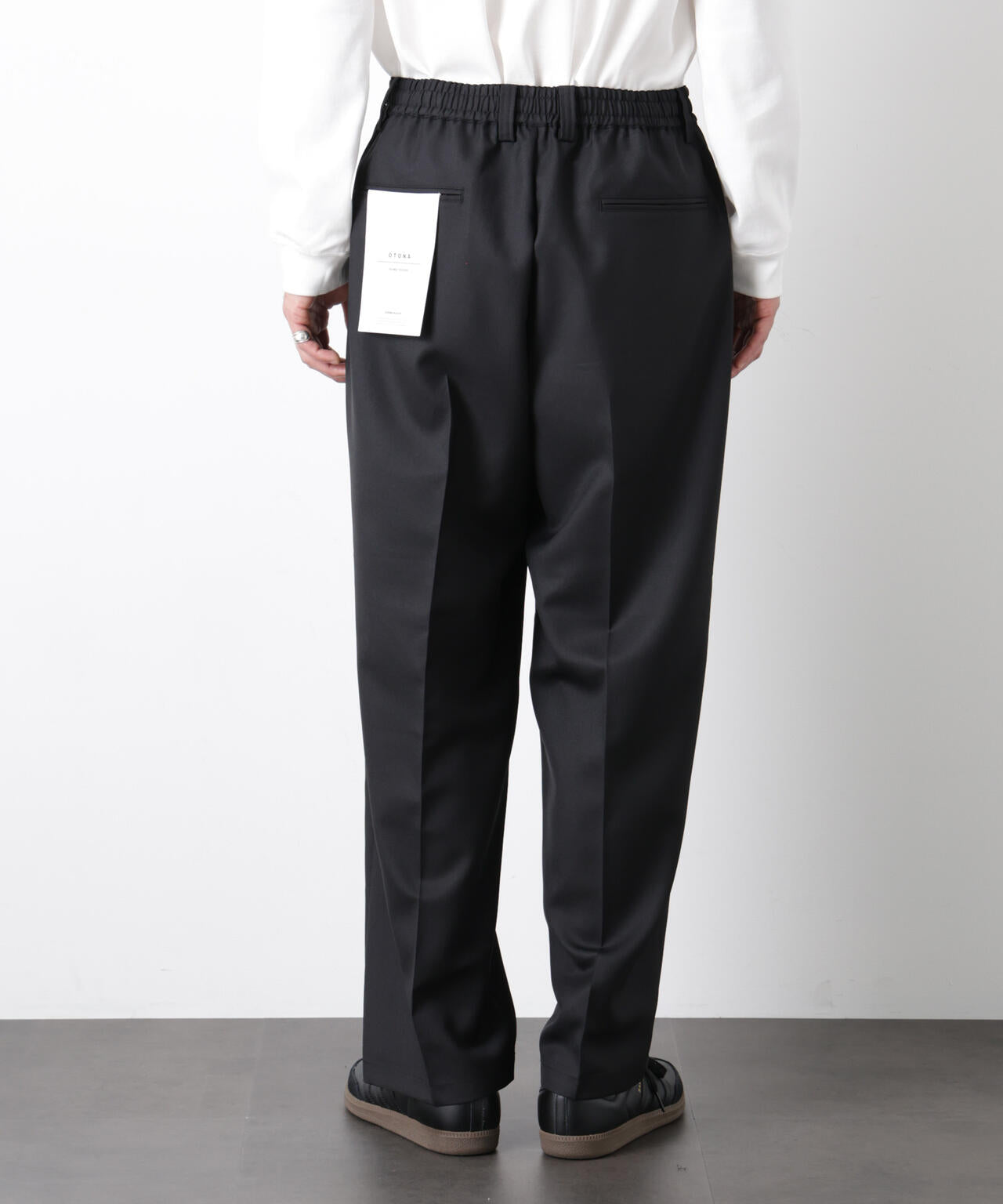 「大人のワイドパンツ」ドライギャバワイドイージースラックス