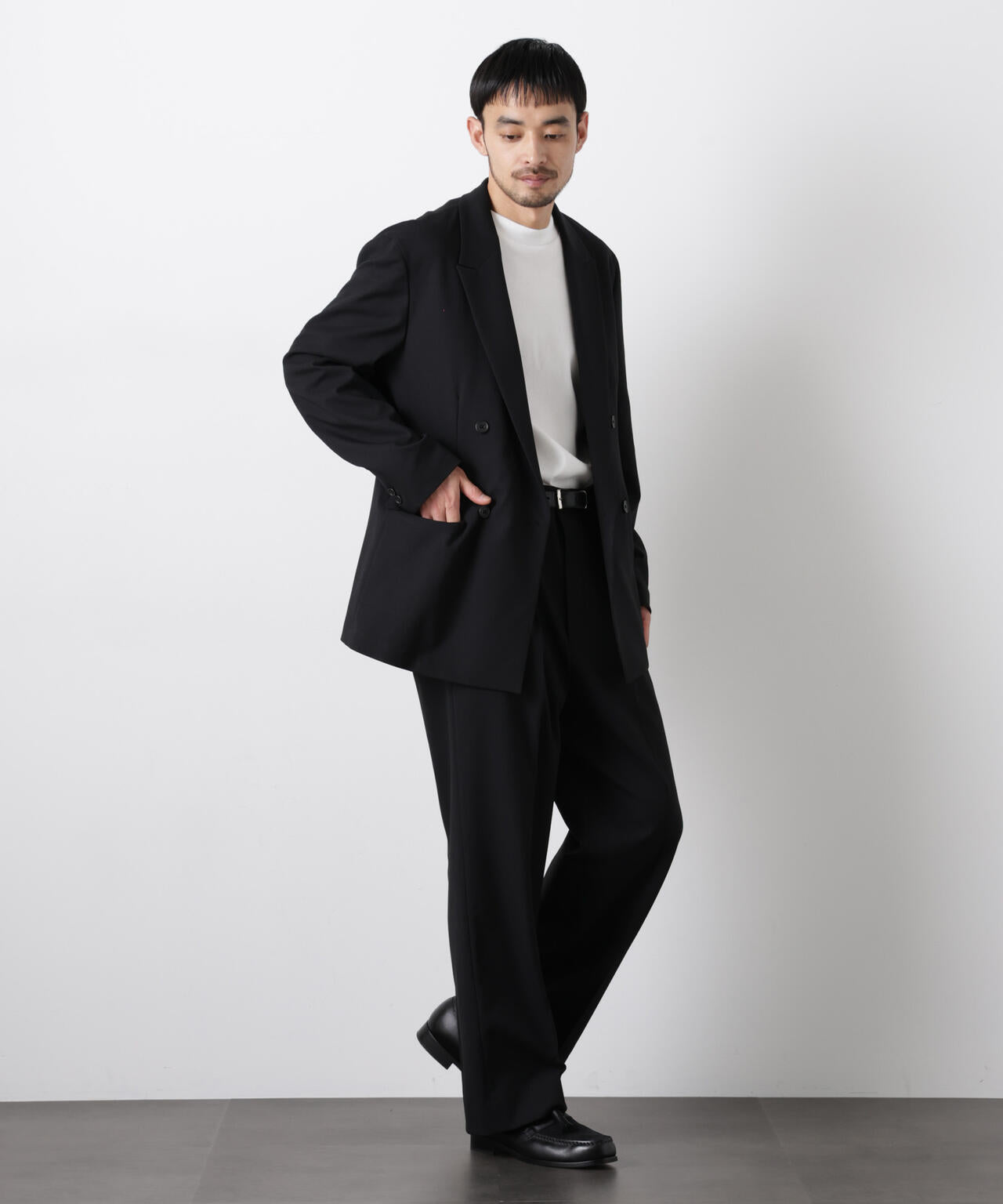 Reflax(R)オックスストレートパンツ(セットアップ可)
