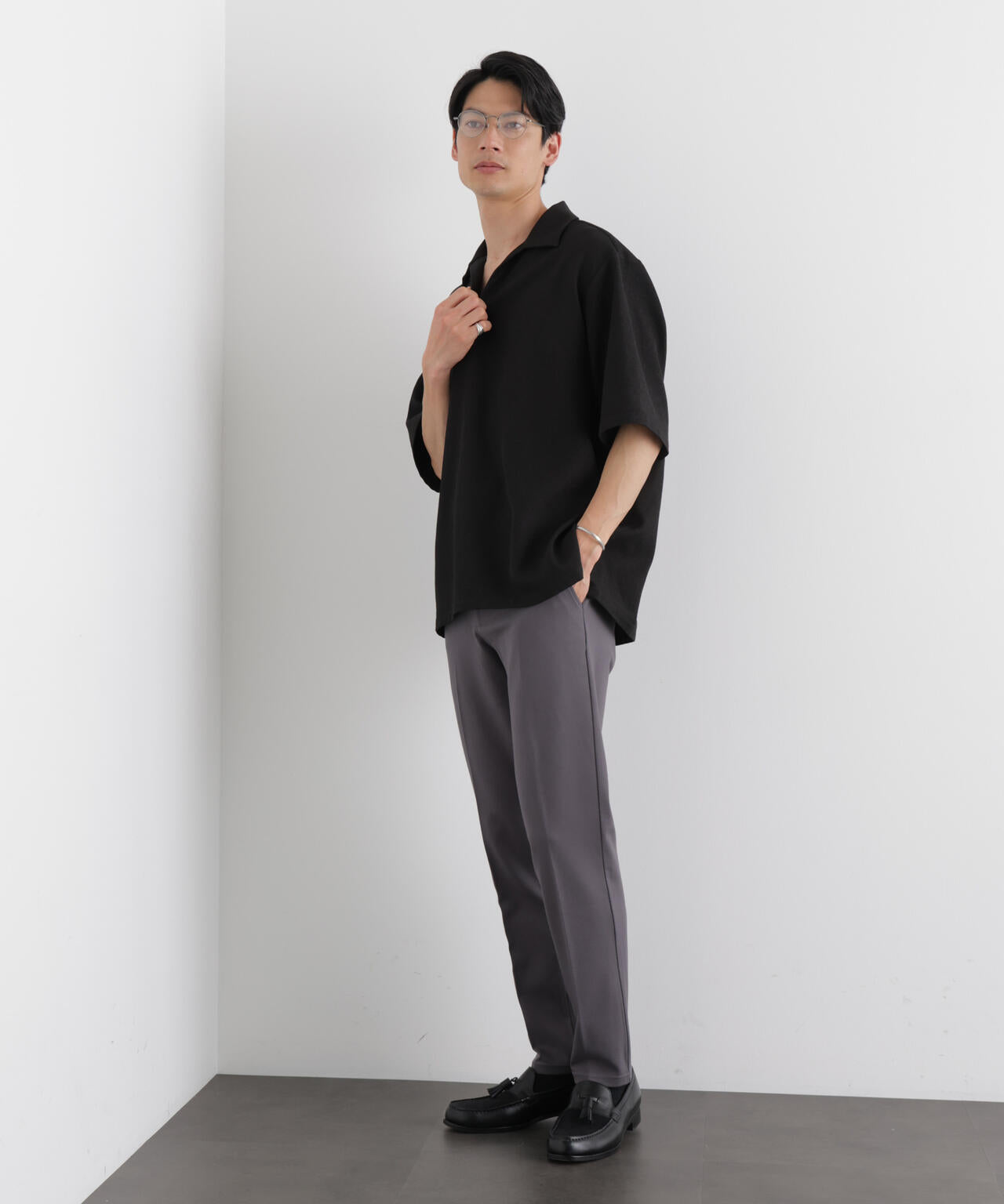 「Meaningful Continuity」coveross(R) レーヨンジャージーイージースラックス