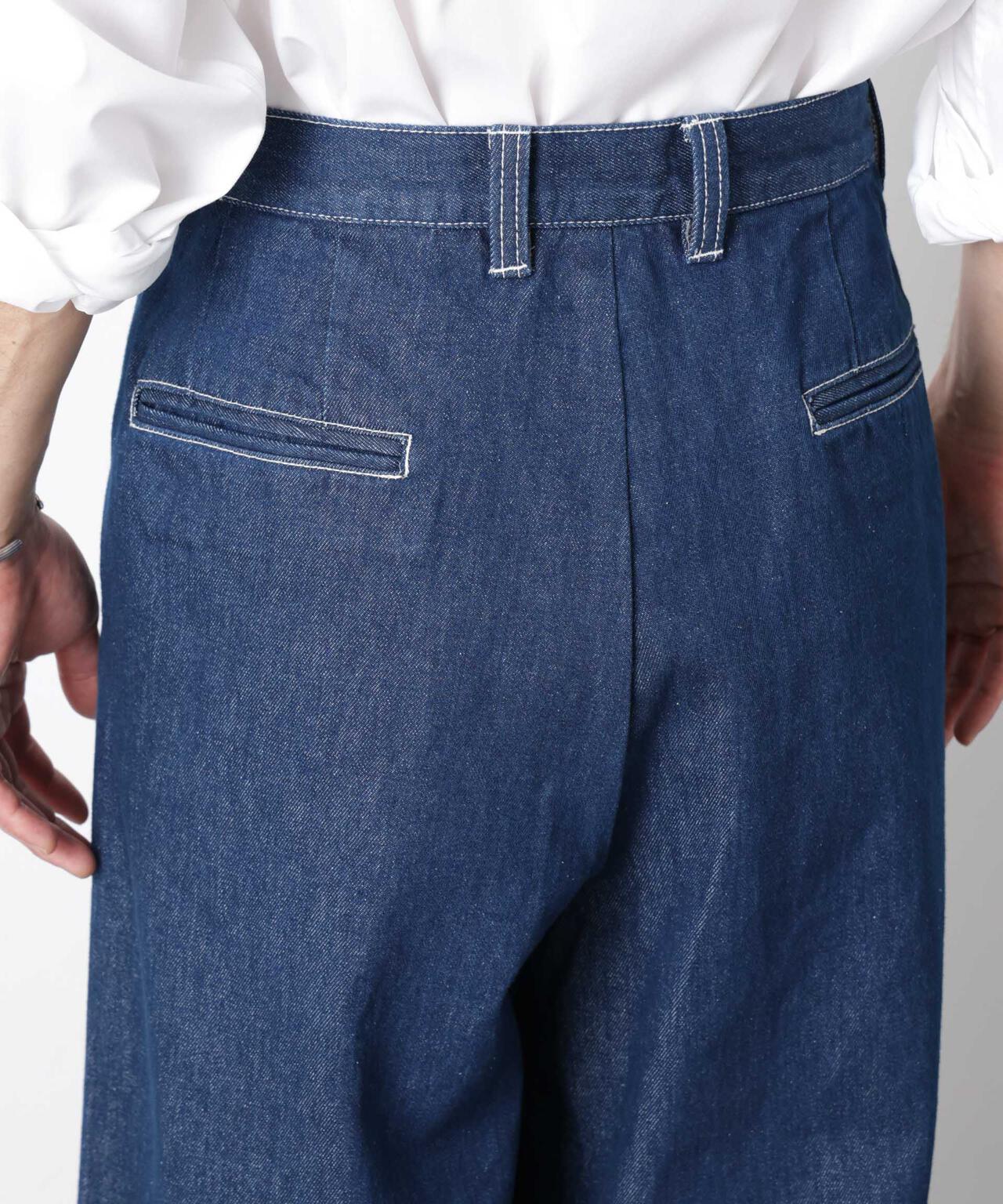 「OtoNANO」大人のワイドデニムパンツ