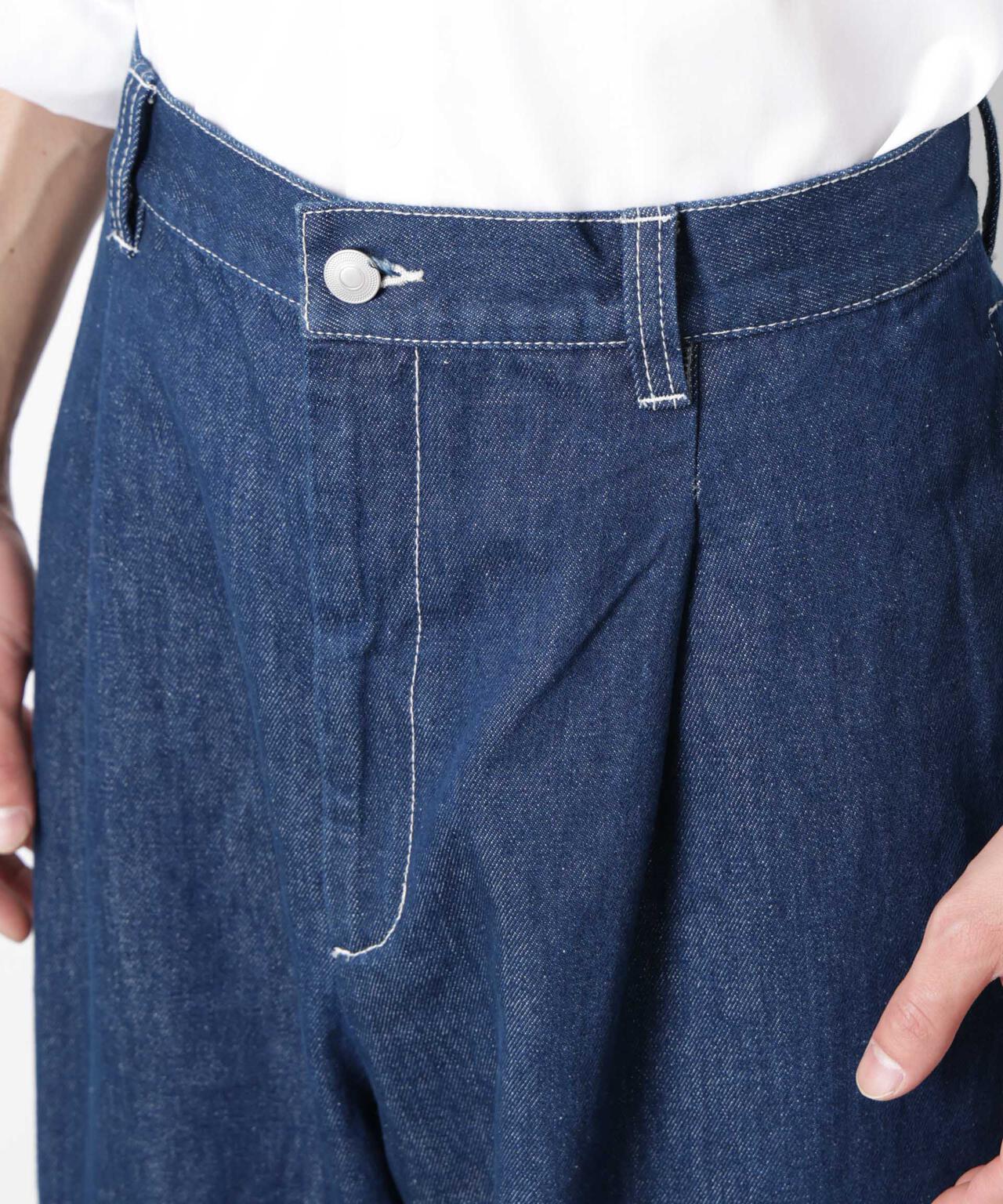 「OtoNANO」大人のワイドデニムパンツ