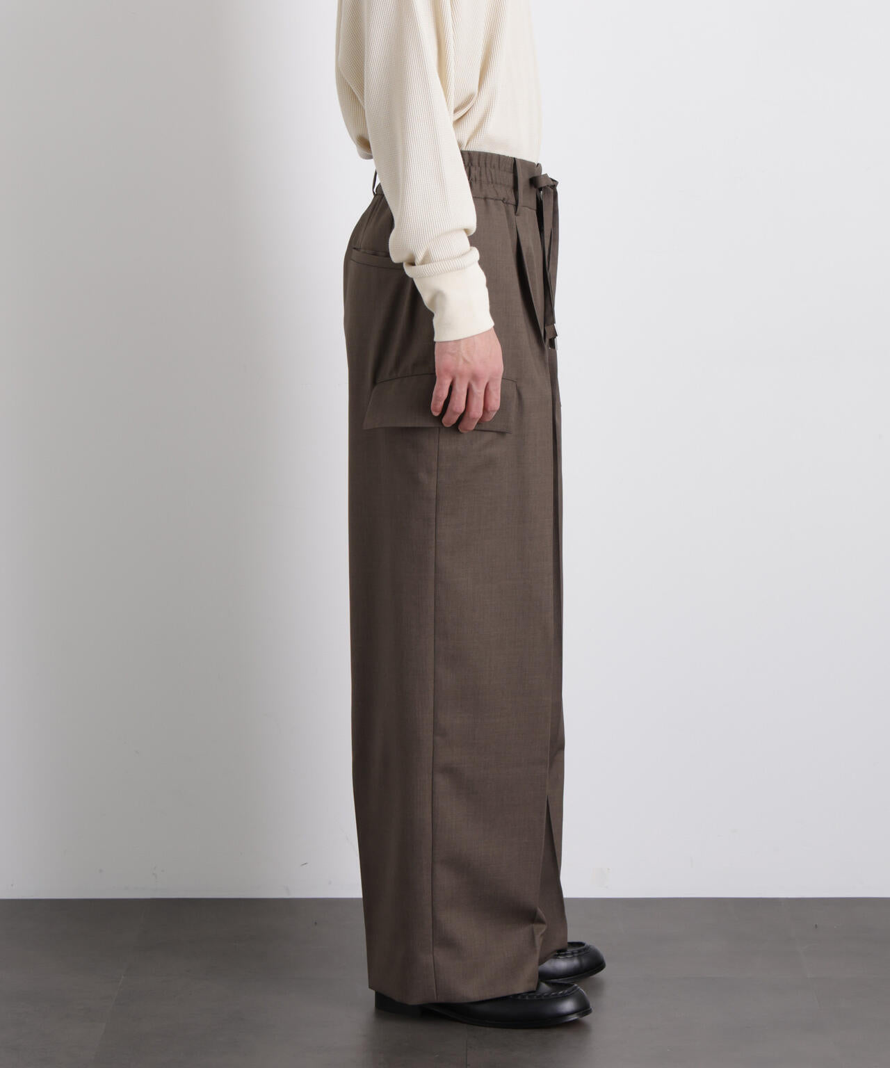 「Gavante」ドライギャバワイドカーゴパンツ