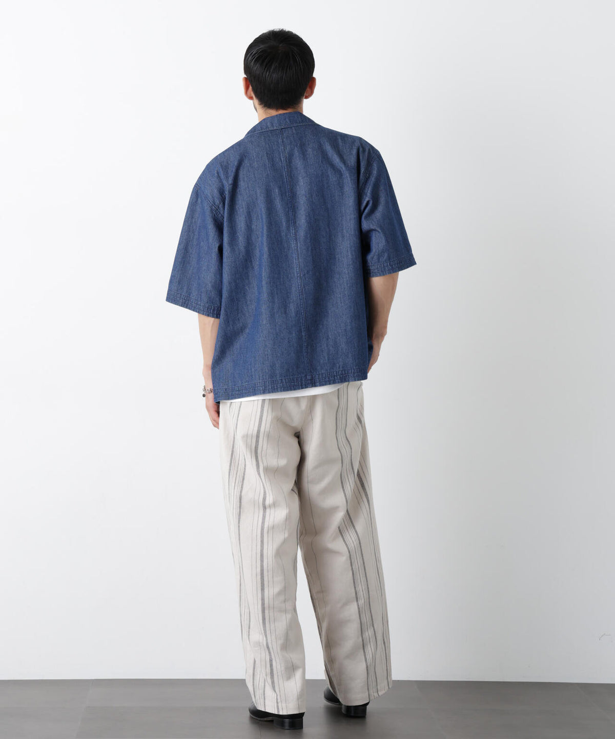 「FRENCH LINEN」 ストライプスラックス