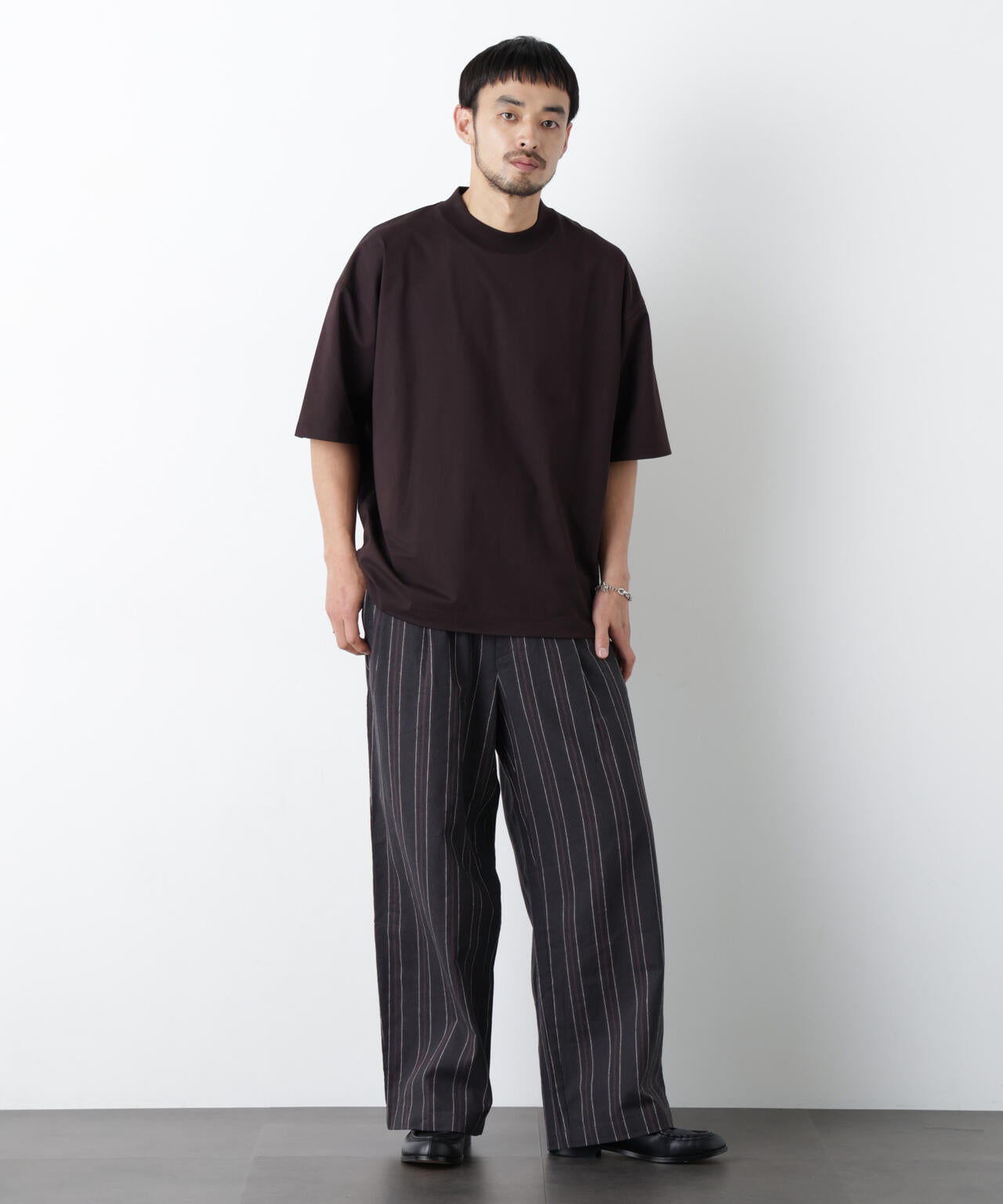 「FRENCH LINEN」 ストライプスラックス