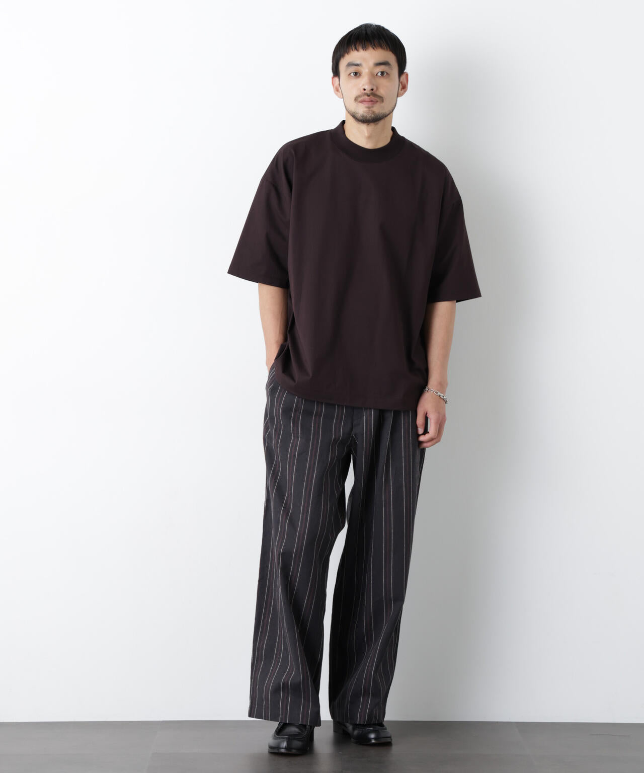 「FRENCH LINEN」 ストライプスラックス