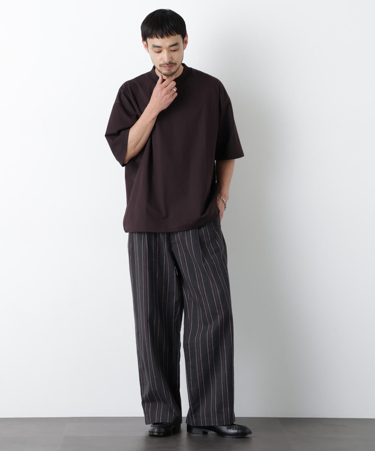 「FRENCH LINEN」 ストライプスラックス