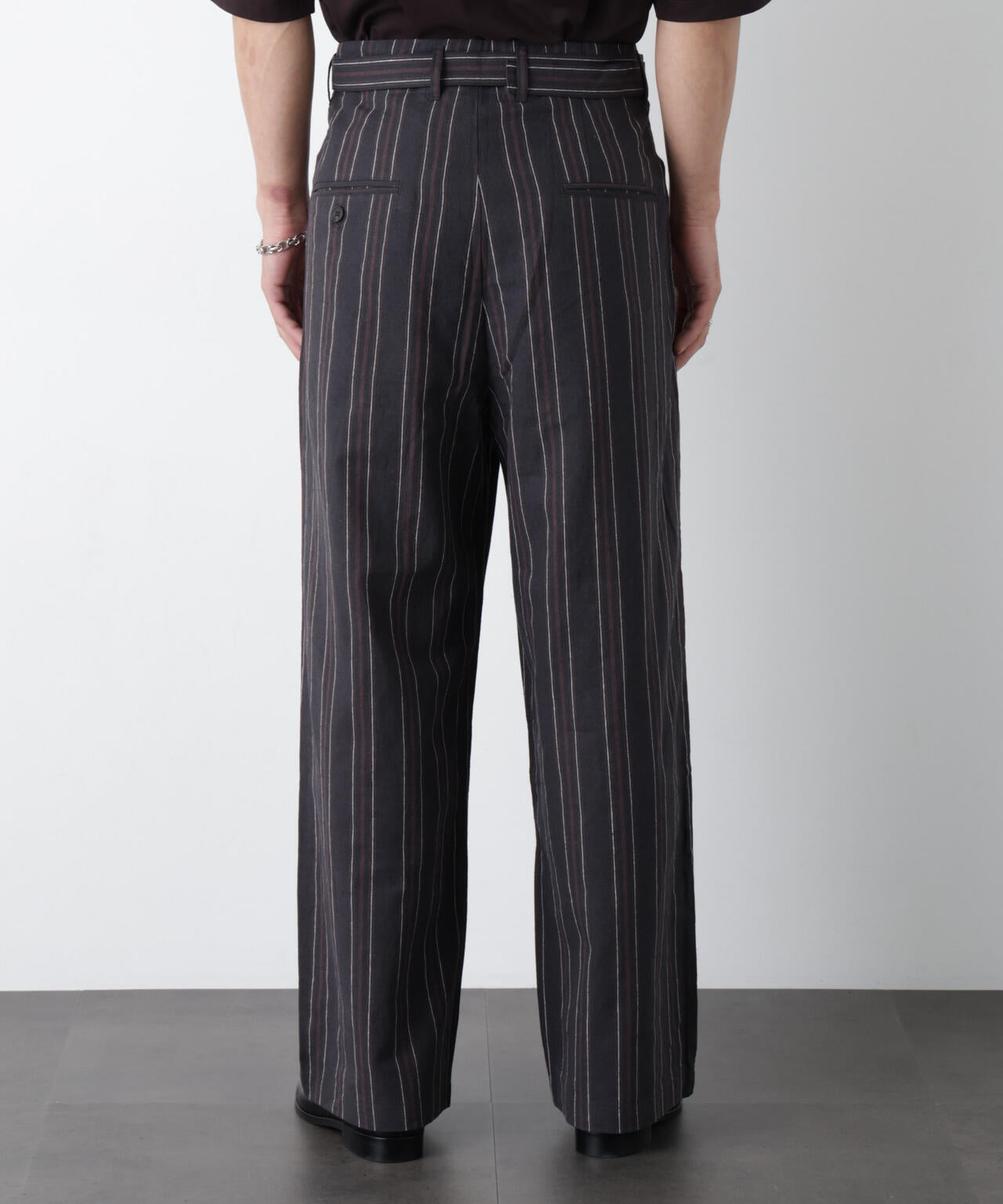 「FRENCH LINEN」 ストライプスラックス