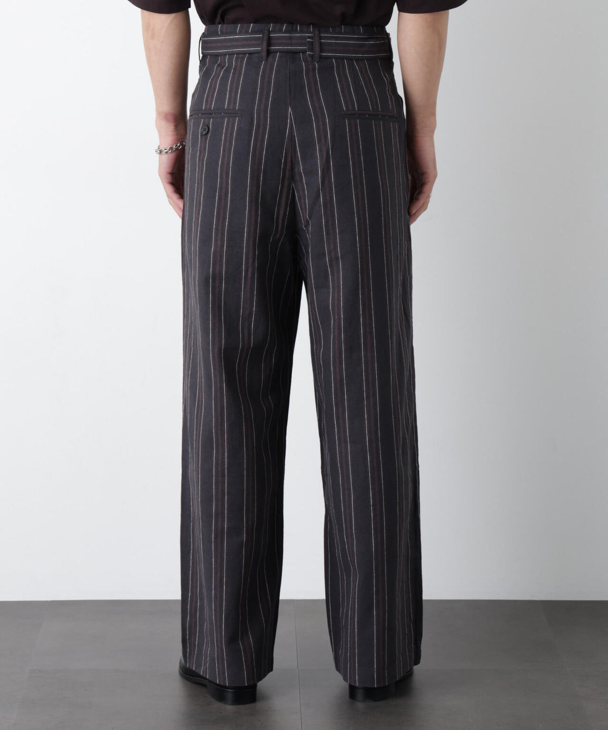 「FRENCH LINEN」 ストライプスラックス
