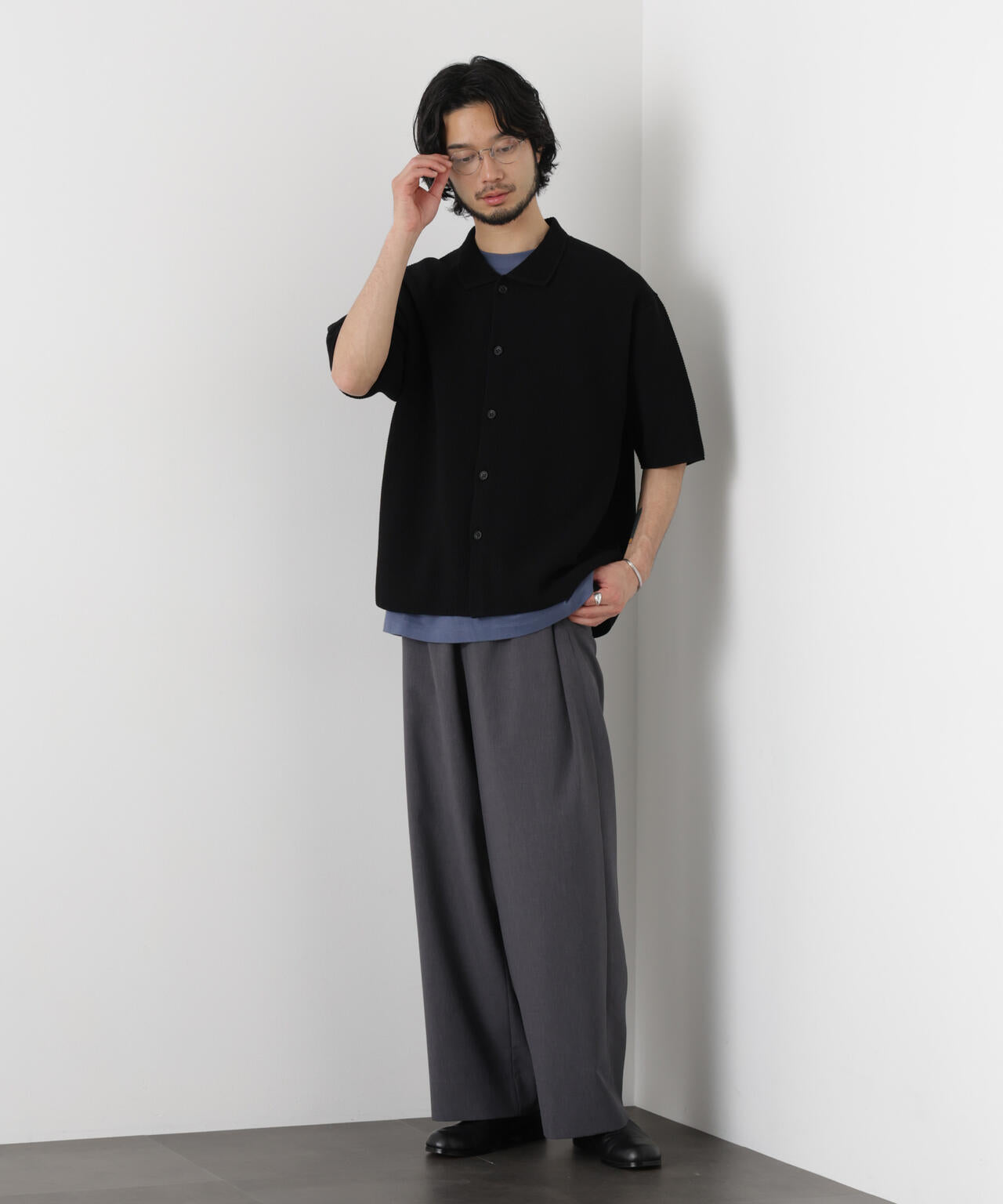 「OtoNANO」大人のワイドパンツ Reflax(R) ECOウエザークロスパンツ