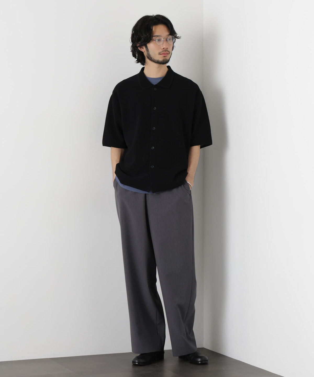 「OtoNANO」大人のワイドパンツ Reflax(R) ECOウエザークロスパンツ