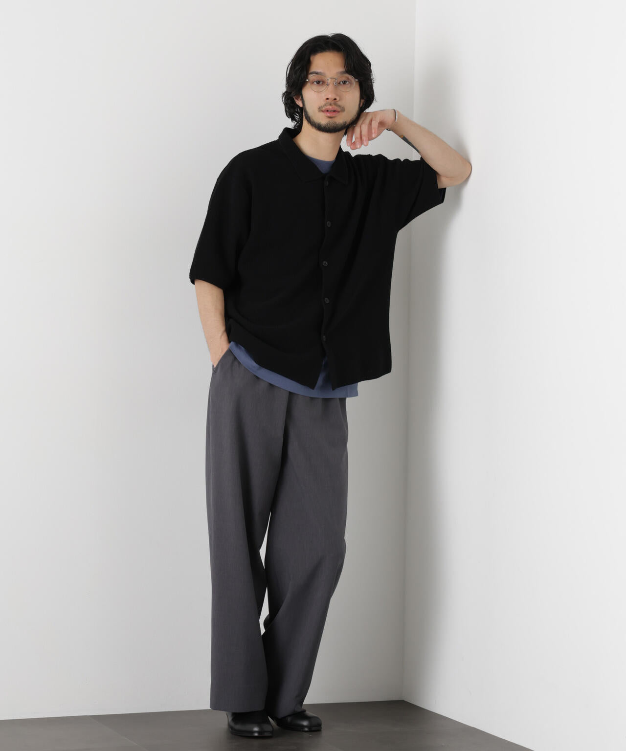 「OtoNANO」大人のワイドパンツ Reflax(R) ECOウエザークロスパンツ